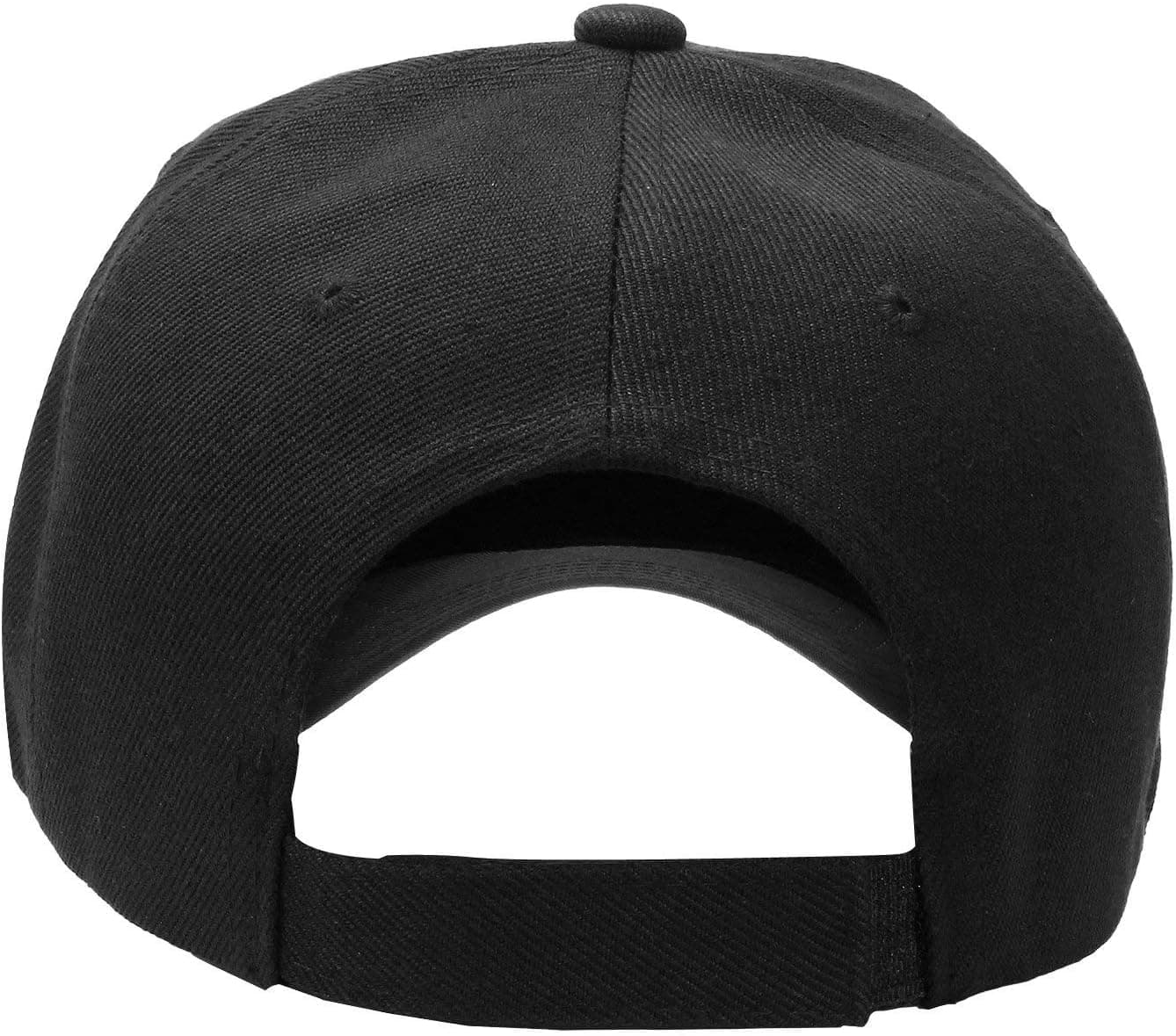 Falari Baseball Cap Adjustable Size para sa Running Workouts at Outdoor Activities Lahat ng Season Isang Sukat 1pc Itim - Image 4