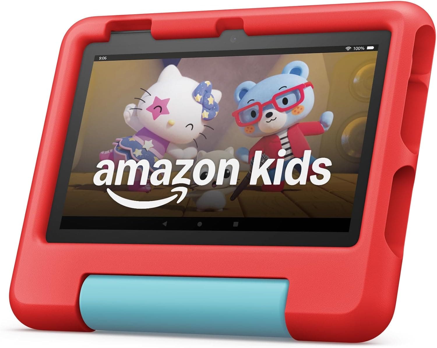 Amazon Fire 7 Kids tablet (newest model) ages 3-7. Top-selling 7" kids tablet on Amazon. Includes ad-free and exclusive content, easy parental controls, 10-hr battery, 16 GB, Red 16 GB Red 1-year Amazon Kids+ - Image 3
