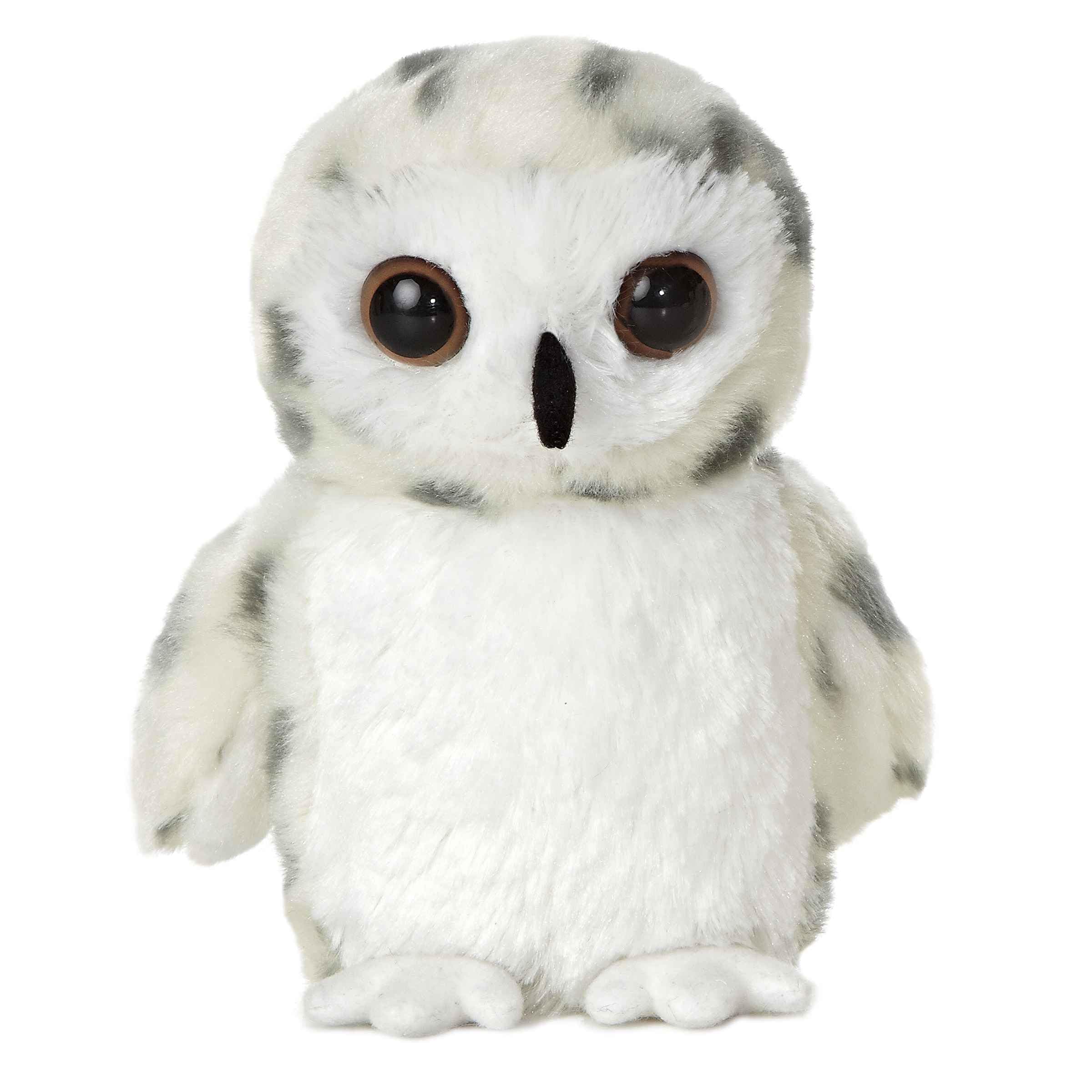 Aurora® Adorable Mini Flopsie™ Snowy Owl Stuffed Animal - Playful Ease - Timeless Companions - White 8 Inches 8 inches Snowy Owl