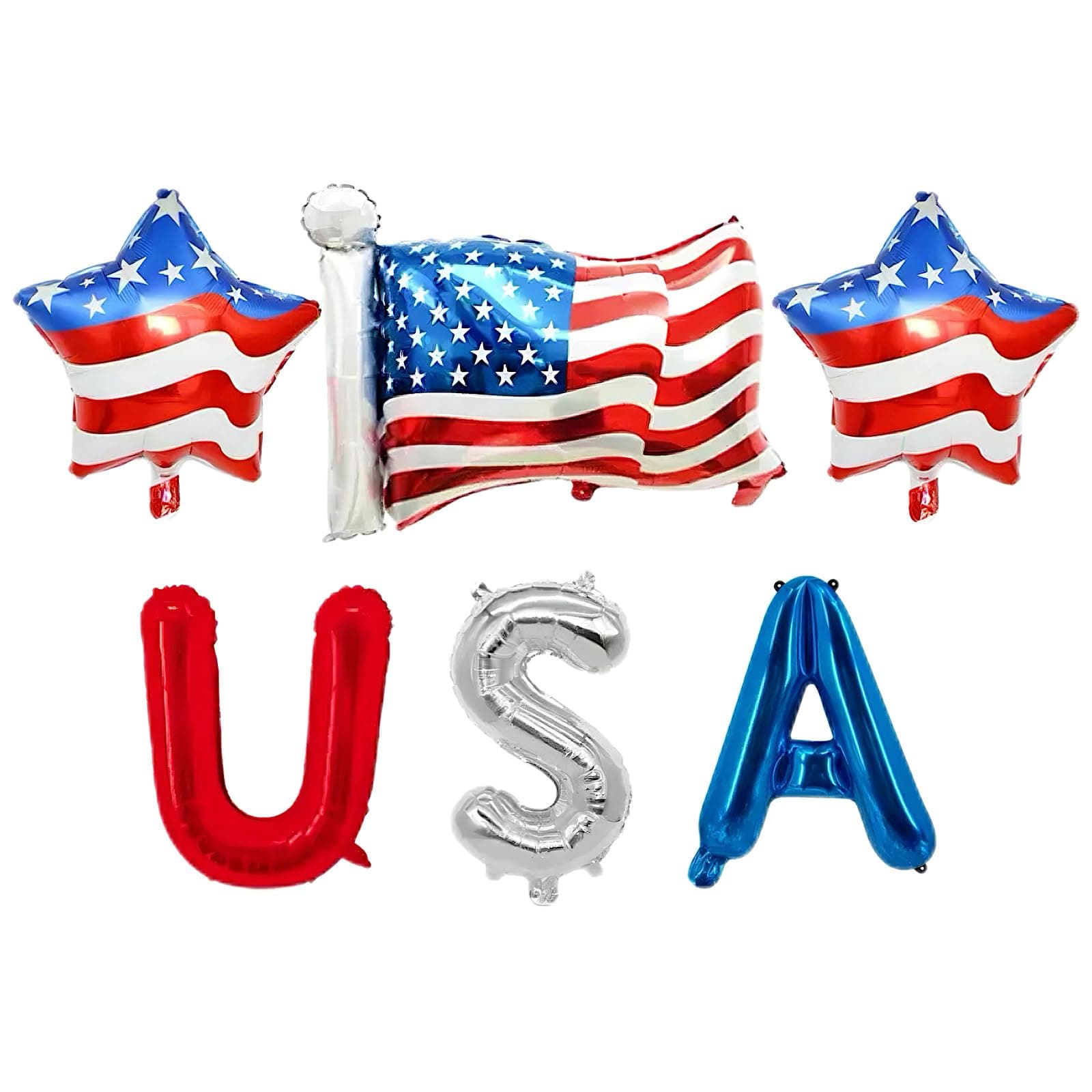 4th of July Decorations Red White and Blue Balloons Patriotic USA Party Fourth of July Decorations USA American Flag Balloons