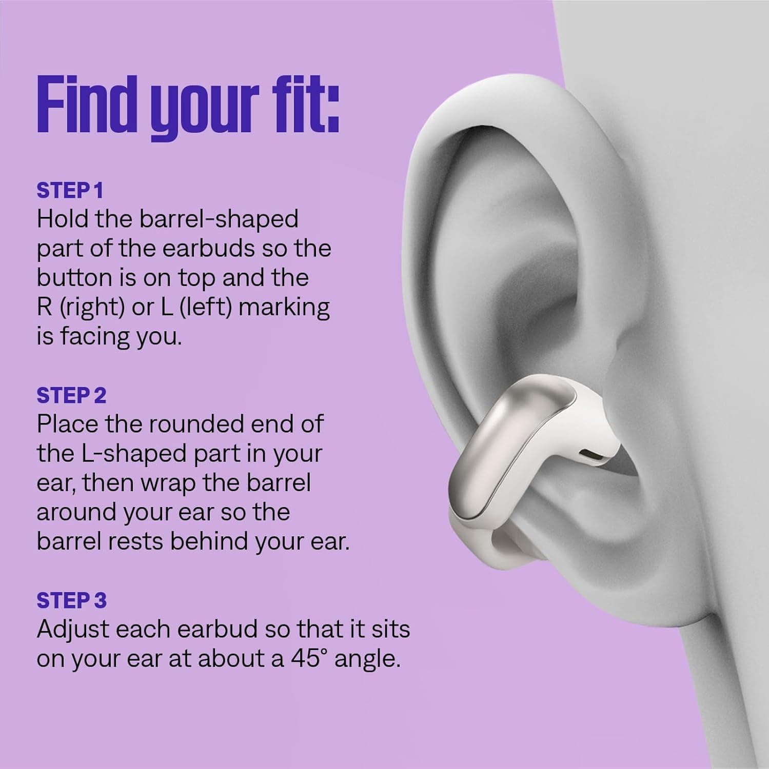 Bose Ultra Open Earbuds - Bluetooth Open Ear Earbuds with OpenAudio for Awareness, Clip-On Design for Comfort, Water Resistant, Up to 48 Hrs of Playtime, Black - Image 5