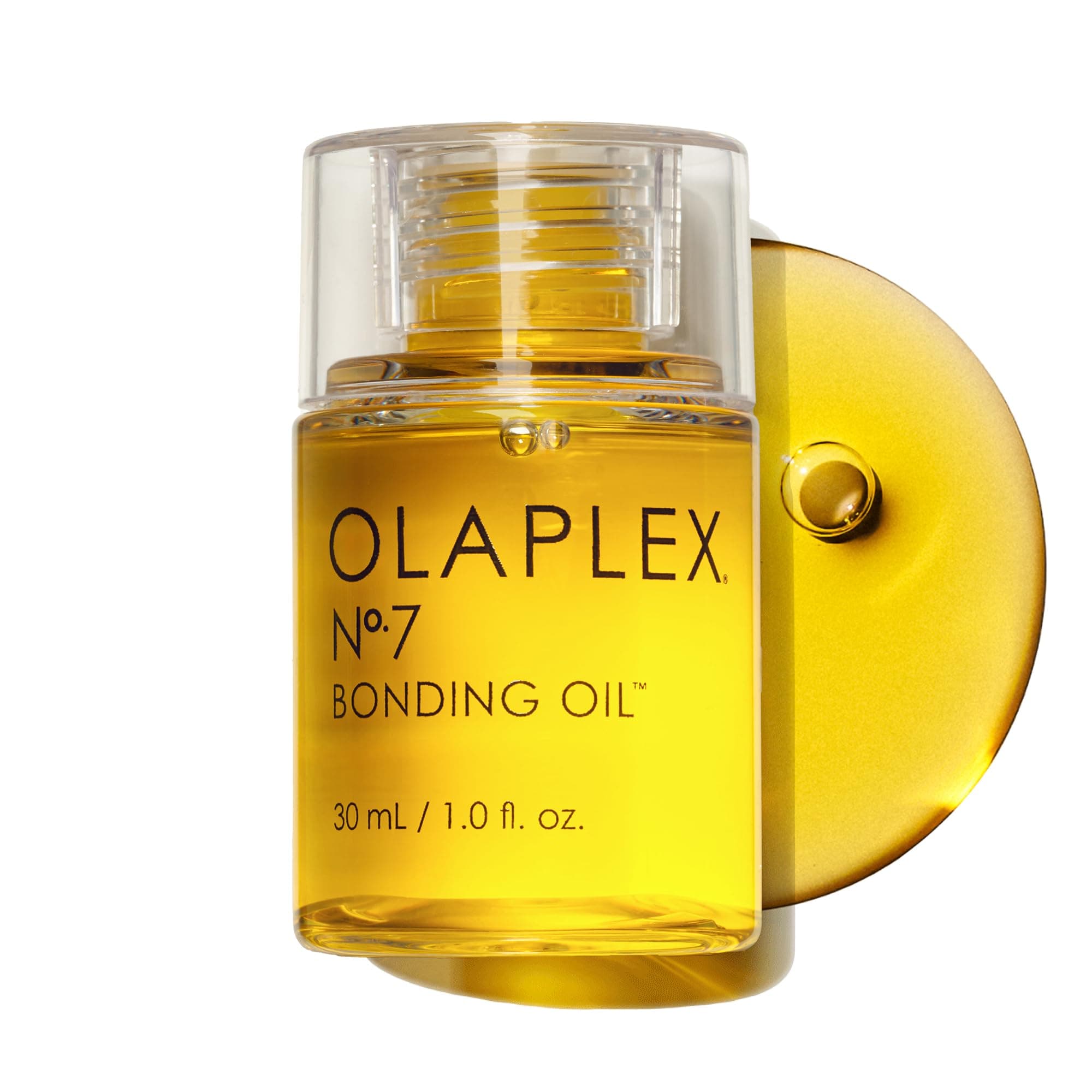 Olaplex No. 7 Bonding Oil, Concentrated High Shine Heat Protectant | Visibly Smooths & Softens Hair | Added Color Vibrancy | Up to 72 Hour Frizz Control | For All Hair Types | 1 fl oz 1.01 Fl Oz (Pack of 1)