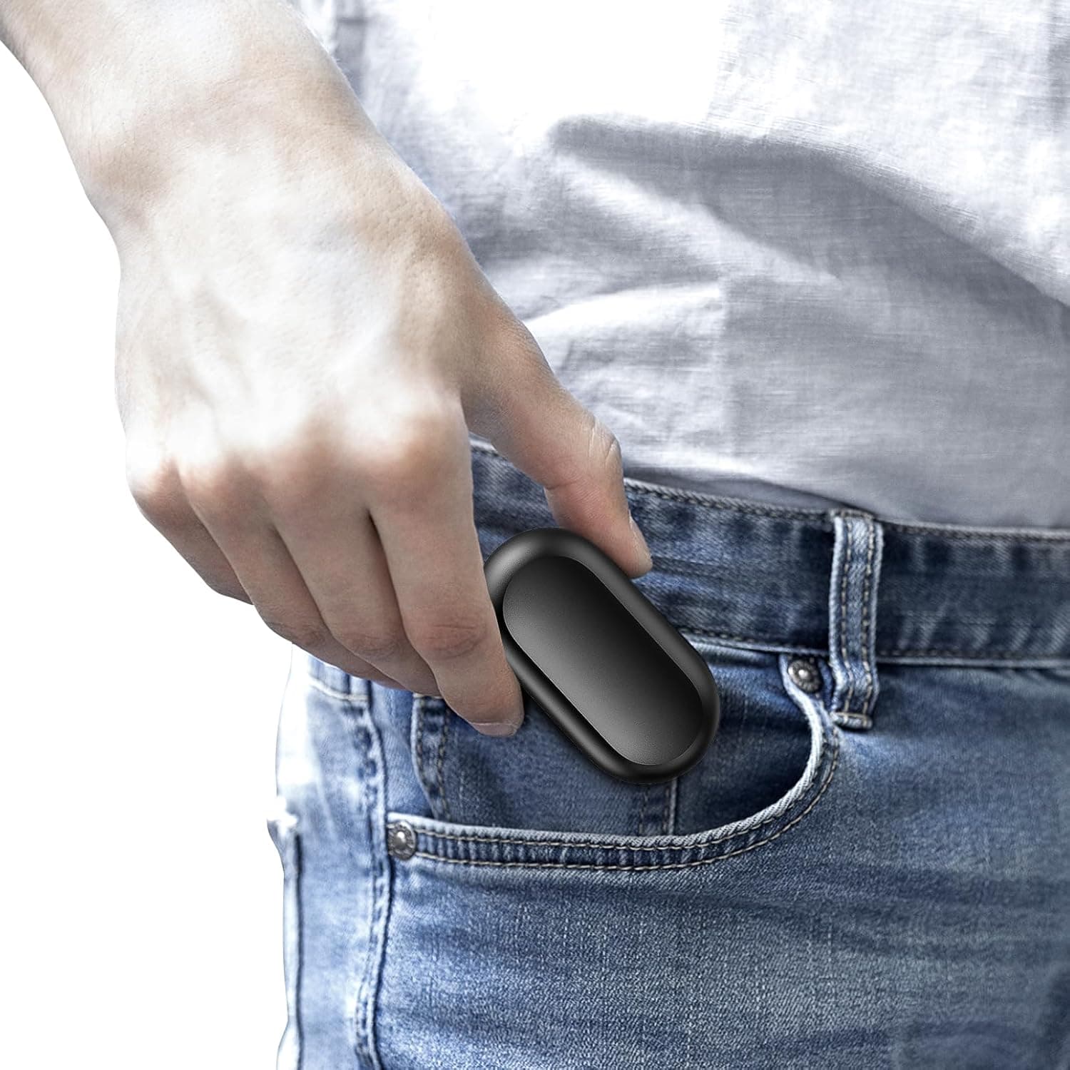 kurdene Wireless Earbuds Bluetooth 5.3 in Ear Buds Light Weight Headphones,Deep Bass Sound,Built in Mics Headset,Clear Calls Earphones for Sports Workout Black - Image 7