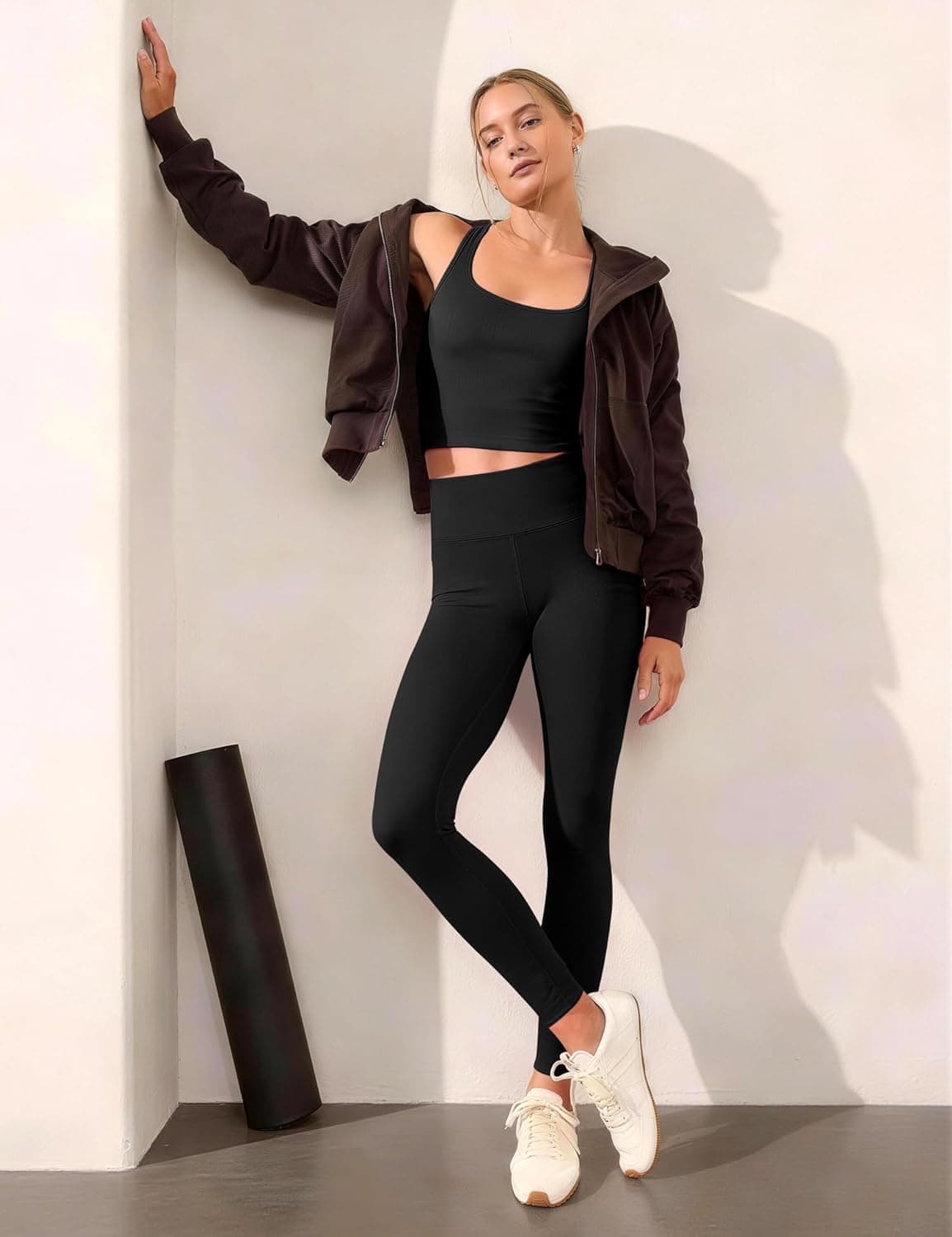 Laite Hebe Leggings for Women - High Waisted Full Length Buttery Soft Yoga Pants for Workout Athletic Daily 01-black Small-Medium - Image 2