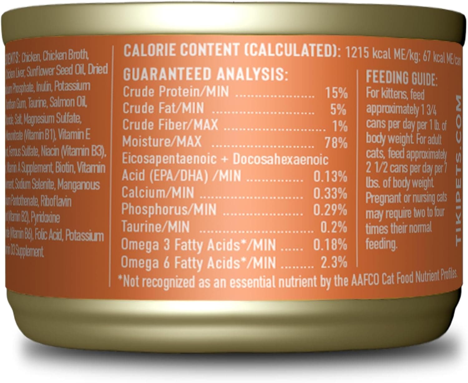 Tiki Cat Baby Mousse & Shreds, Chicken, Salmon, and Chicken Liver, High-Protein, Wet Cat Food for Kittens 4 Weeks+, 1.9 oz. Cans (Pack of 3) Chicken, Salmon & Chicken Liver 1.9 Ounce (Pack of 3) - Image 4