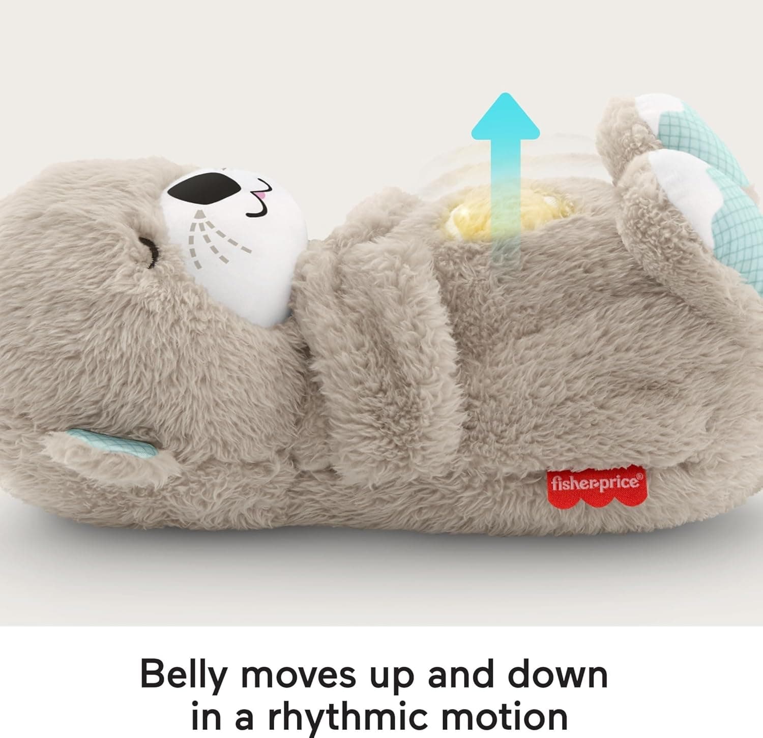 FISHER-PRICE BABY Juguete Soothe 'n Snuggle Otter Máquina de Sonido Portátil de Peluche con Música, Luces y Movimiento de Respiración para Recién Nacidos 0+ Meses - Image 3