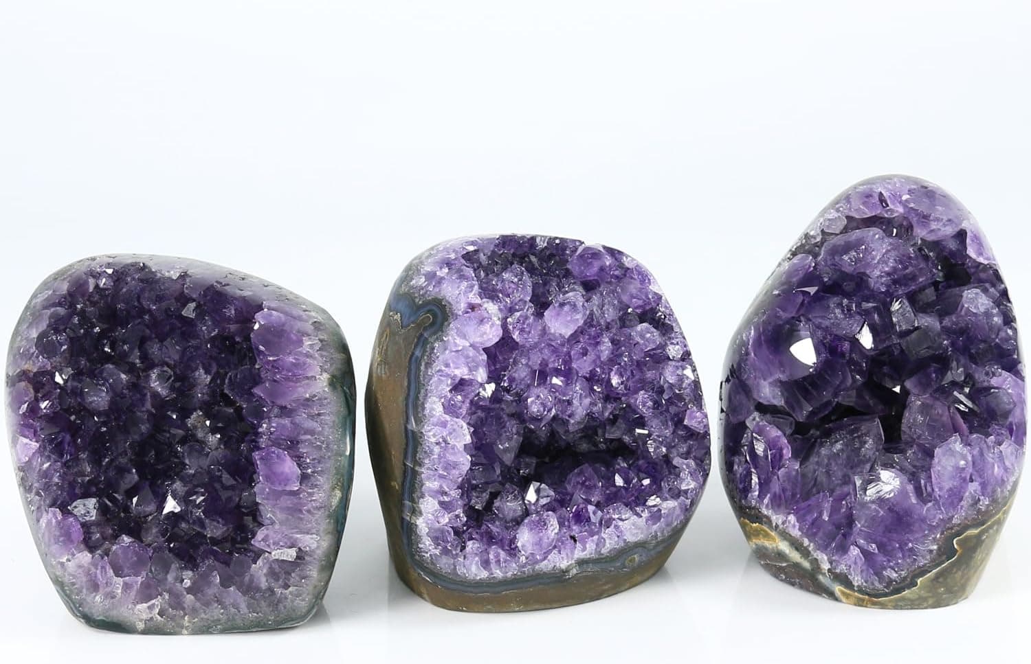 Amethyst Crystal Rock, Real Amethyst Stone, Amathesis Crystal Cluster Geode, Purple Crystals and Healing Stones, Amatista Piedra Natural, Cuarzos Originales De Energia Y Piedras, Columnar(1.1LB) 1.1 Pound - Image 5