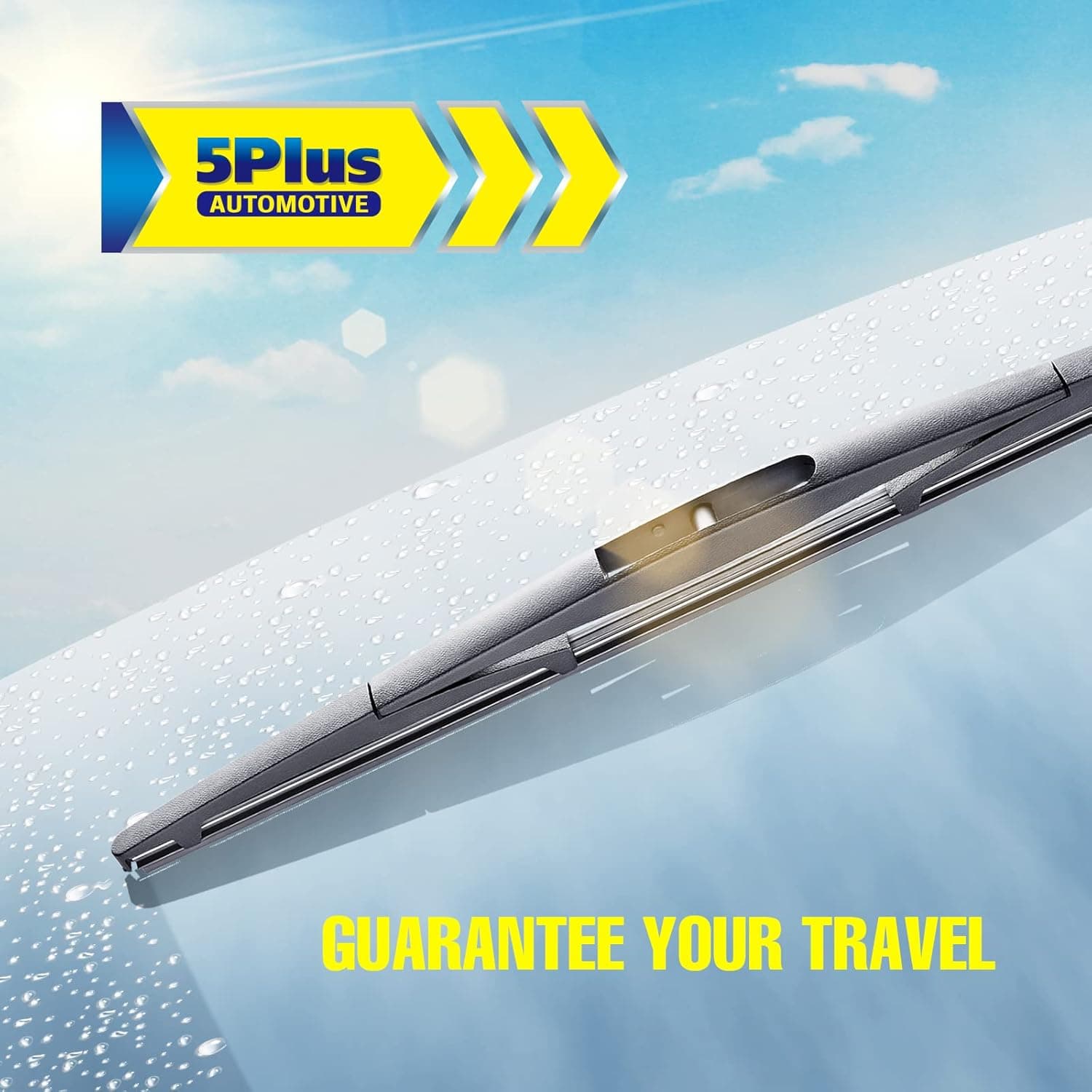 5 PLUS® 14 Inch Rear Wiper Blade Replacement for Subaru Forester 2024-2006 Ascent 2024-2019 Impreza 2011-2004 Outback 19-05 Tribeca 14-06/Honda CRV 11-07 Fit 20-07 BACK Windshield Wiper(14B/H354) 14"(14-B/H354) - Image 5