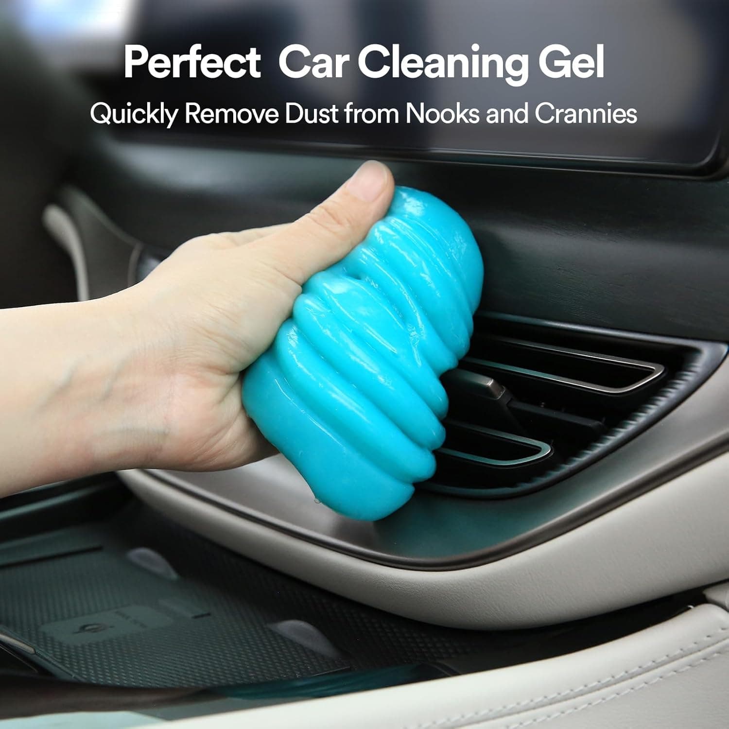 PULIDIKI Car Cleaning Gel Clean Putty Car Interior Cleaner Slime Auto Detail Tools Kit Supplies Car Accessories Christmas Stocking Stuffers Gifts for Men Women White Elephant Gifts Adults Teens - Image 3