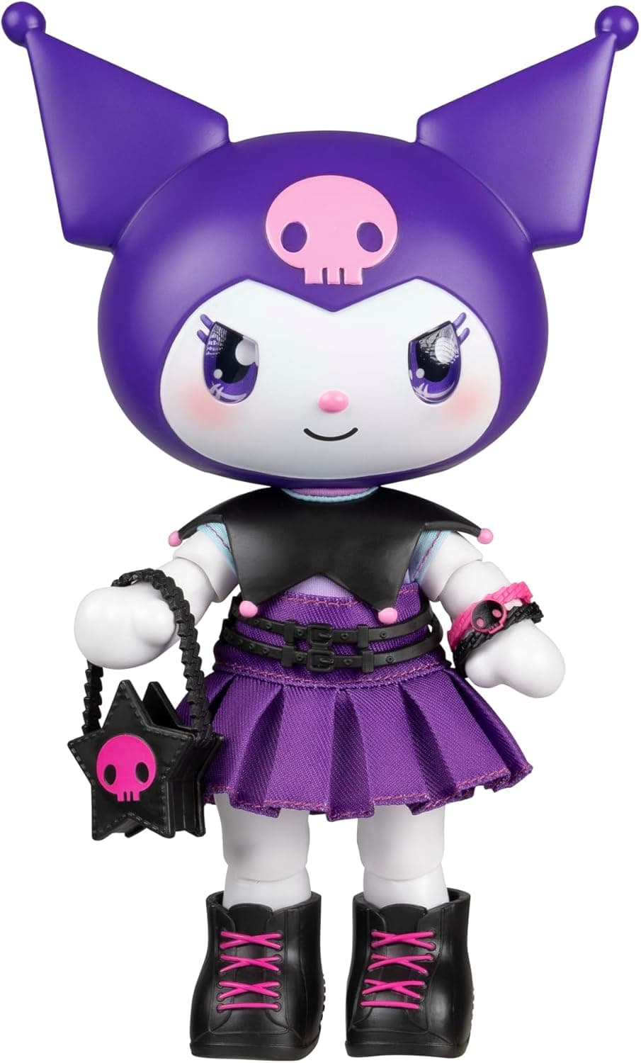 Hello Kitty® and Friends Premier 8-Inch Articulated Figure - Classic Kuromi™ Series 1 Poseable Doll - Officially Licensed Sanrio Product - Ages 6+ - Image 2