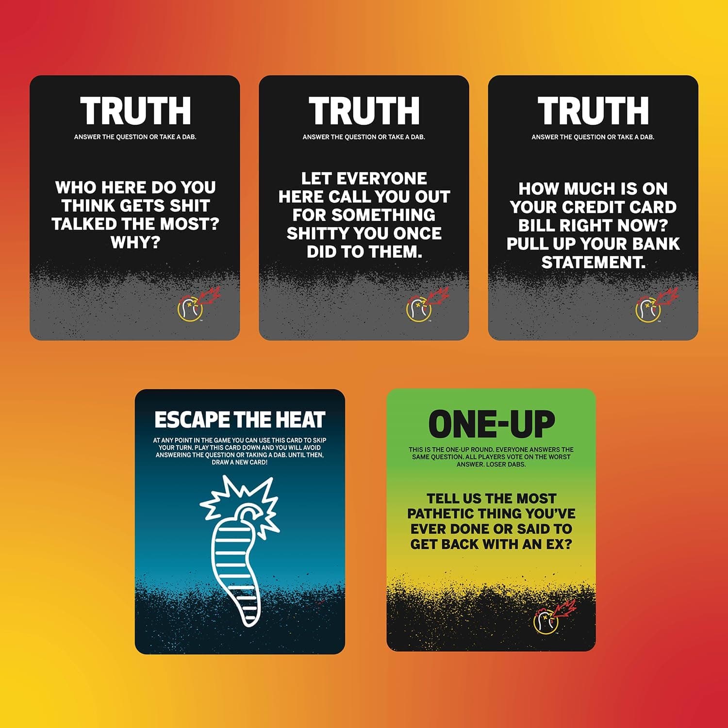 Wilder Games Hot Ones Truth or Dab The Game - Hot Sauce Included (Ages 17+) - Image 4