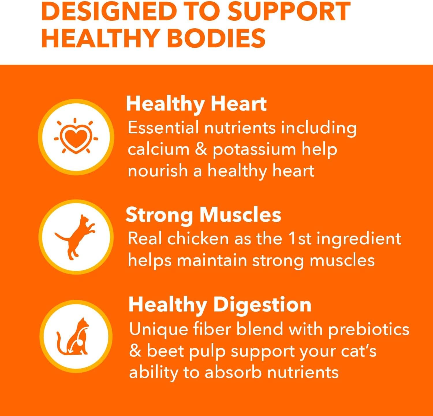 IAMS Proactive Health Adult Healthy Dry Cat Food with Chicken, 22 lb. Bag Adult Chicken 22 Pound (Pack of 1) - Image 5