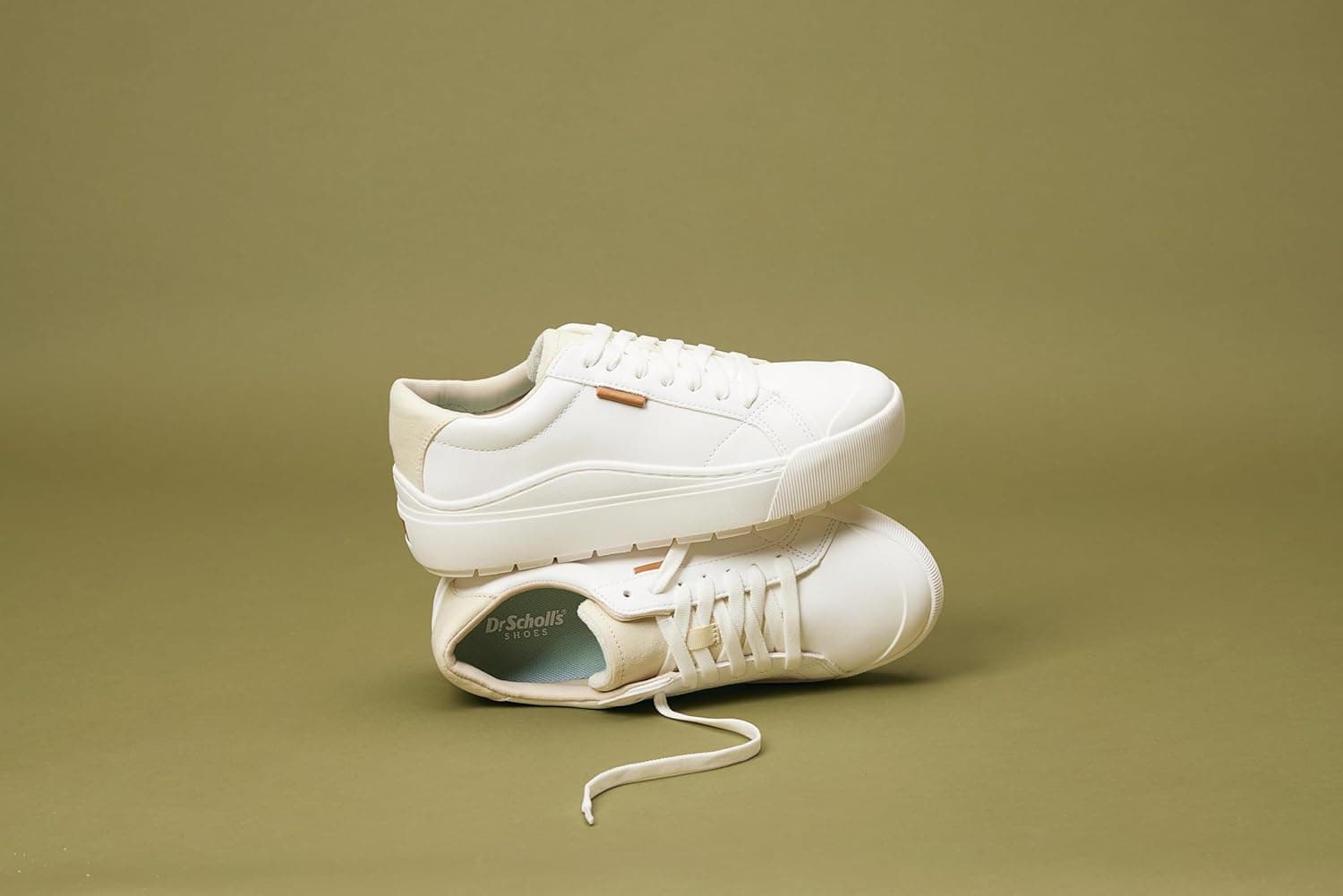 Dr. Scholl's Womens Time Off 9.5 White Smooth - Image 3