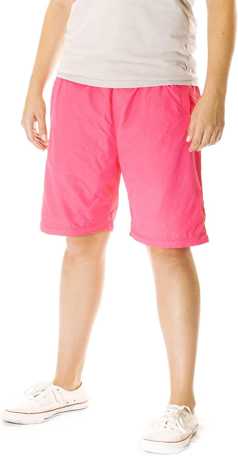 Funny Guy Mugs 80s & 90s Retro Neon Windbreaker Pants X-Large Neon Pink - Image 5