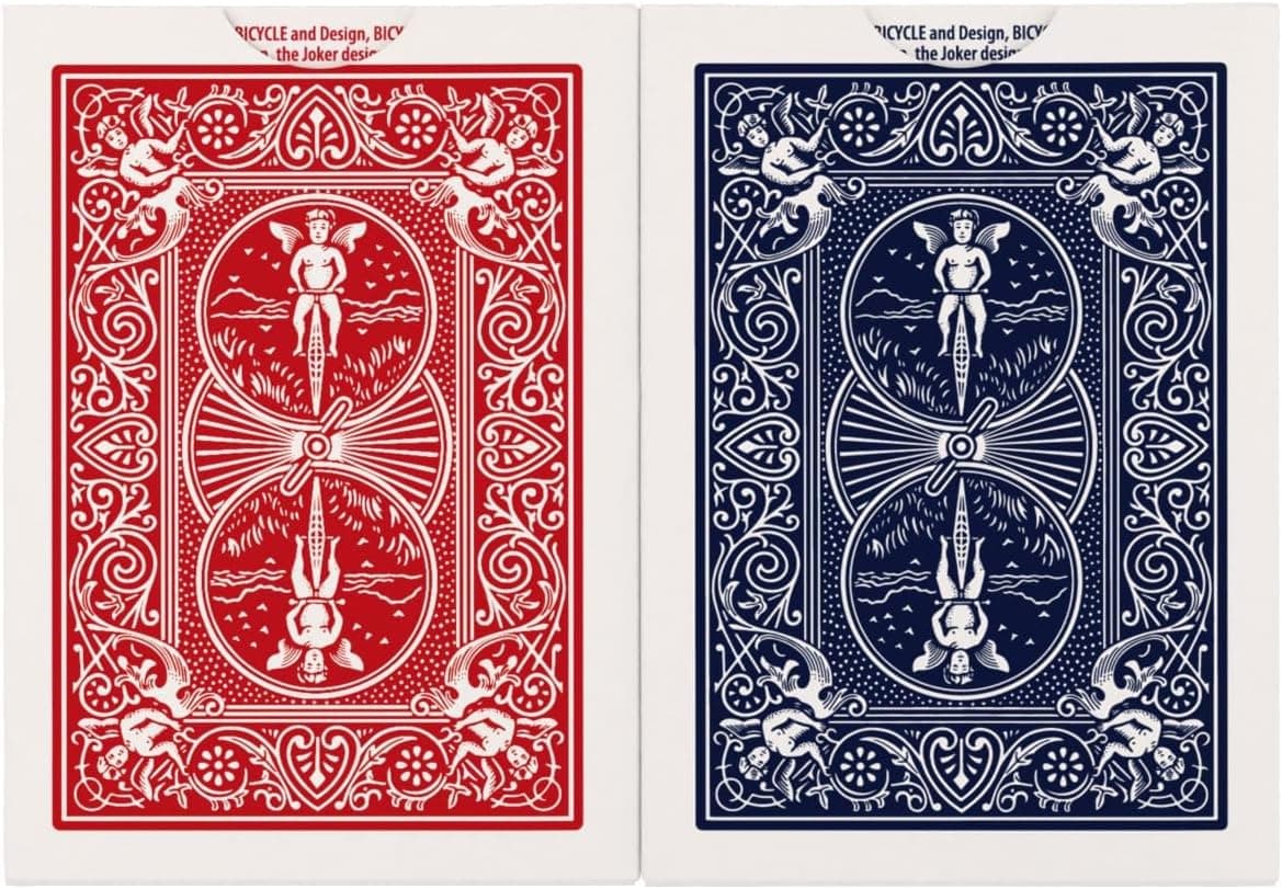 Bicycle Rider Back Playing Cards, Standard Poker Size Deck of Cards, Red & Blue (2 Pack), Classic Cards for Poker, Blackjack, Family Game Night & Card Games, Fun for All Ages - Image 5