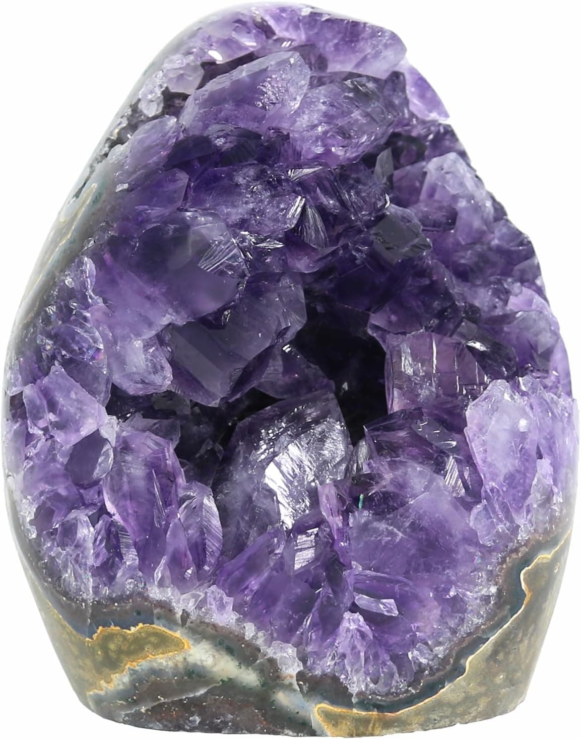 Amethyst Crystal Rock, Real Amethyst Stone, Amathesis Crystal Cluster Geode, Purple Crystals and Healing Stones, Amatista Piedra Natural, Cuarzos Originales De Energia Y Piedras, Columnar(1.1LB) 1.1 Pound - Image 2