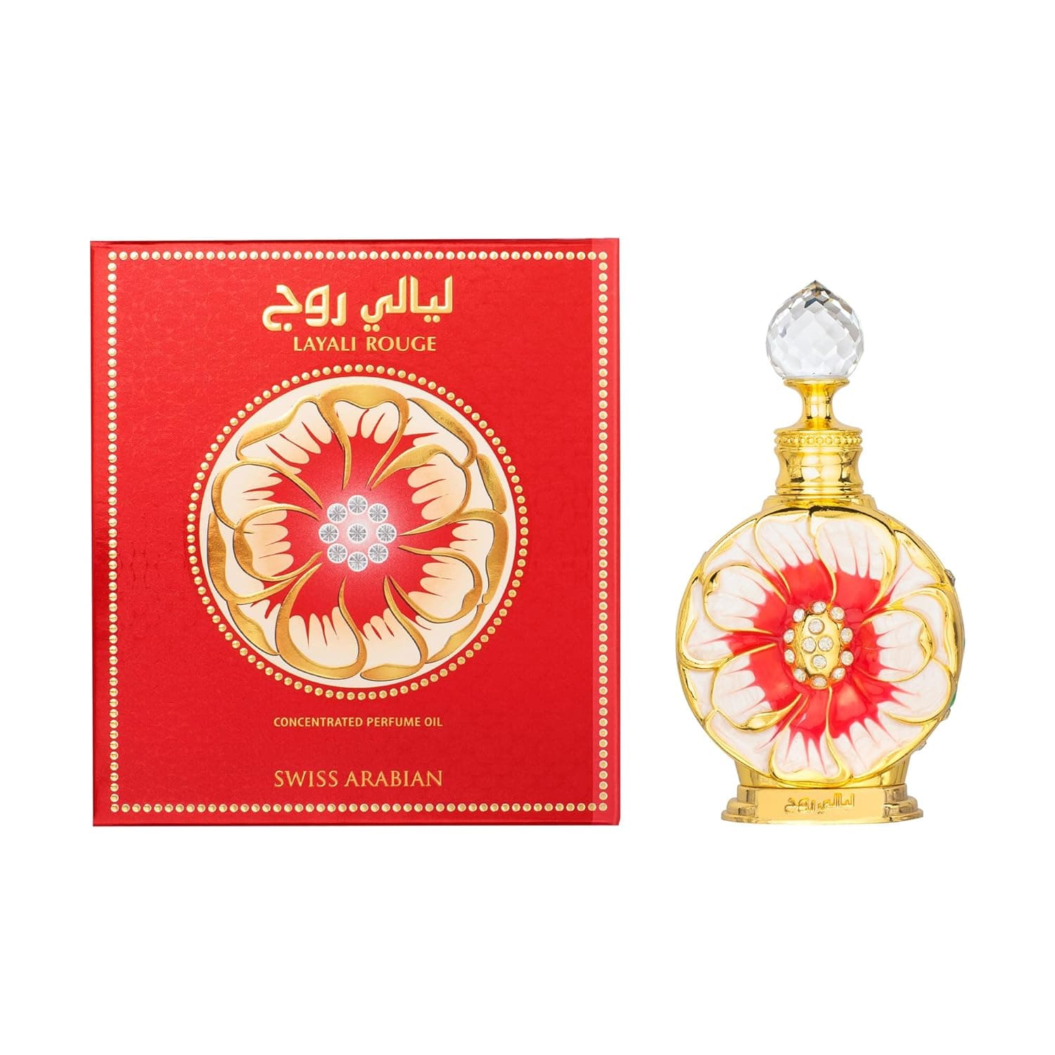 Swiss Arabian Layali Rouge - Luxury Products From Dubai - Long Lasting Personal Perfume Oil Fragrance - A Seductive Signature Aroma - 0.5 Oz - Image 9