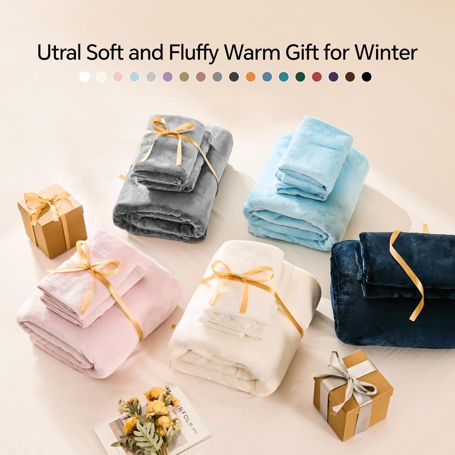 BEDELITE Fleece Sheets Queen Size Bed Set, Super Soft and Warm Fuzzy Plush Queen Sheet Set 4 Piece for Winter Gift & Decor , Includes 1 Deep Pocket Fitted Sheet, 1 Flat Sheet and 2 Pillowcases (Grey) Grey Queen - Image 7