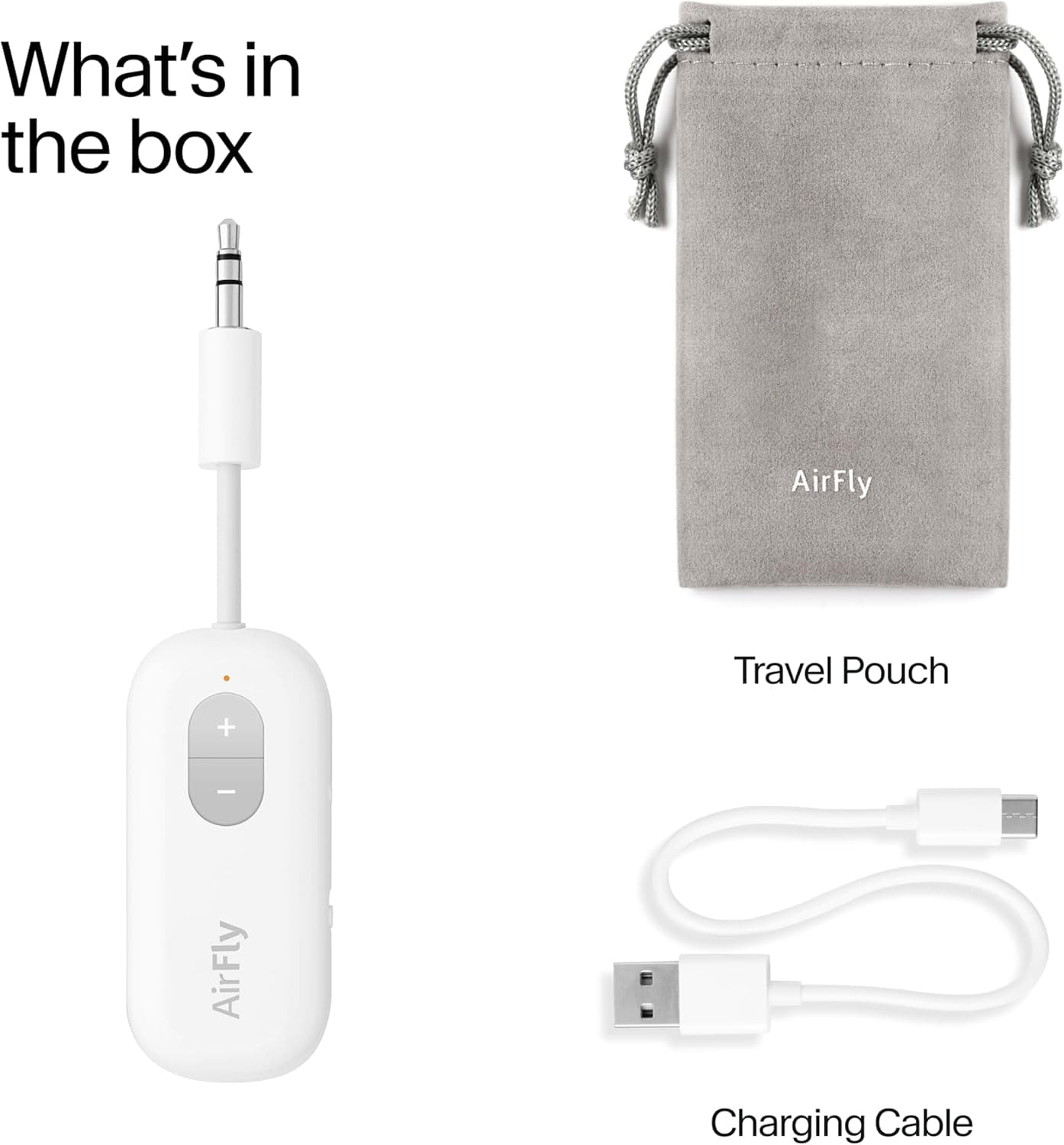 Twelve South AirFly SE | Bluetooth Wireless Audio Transmitter Adapter for AirPods/Headphones, 20+ Hr Battery, Works with 3.5mm aux Jacks on Airplanes, TVs, Gym Equipment, and Travel AirFly SE White - Image 10