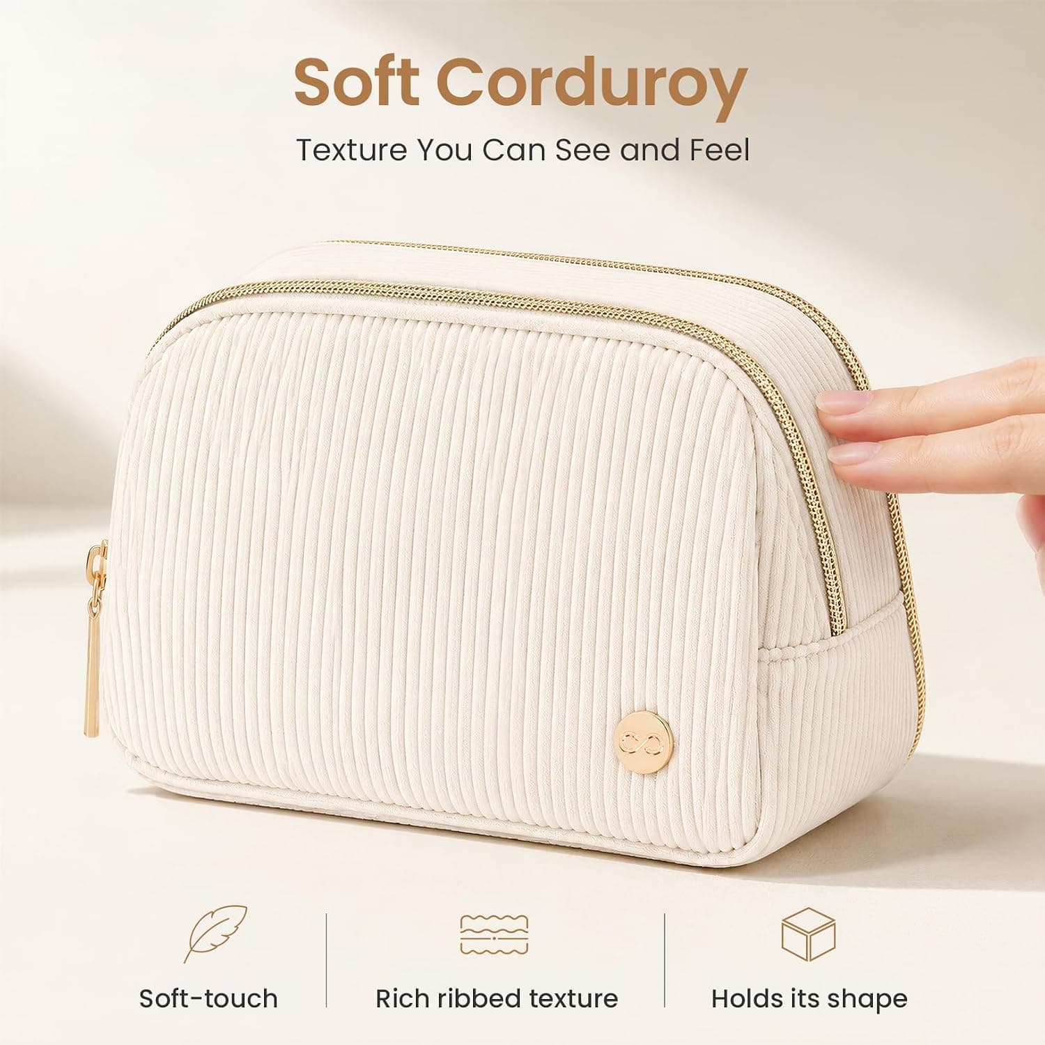 Sooez Cute Pencil Case,Soft Corduroy Large Capacity Pencil Pouch for girls - Image 7