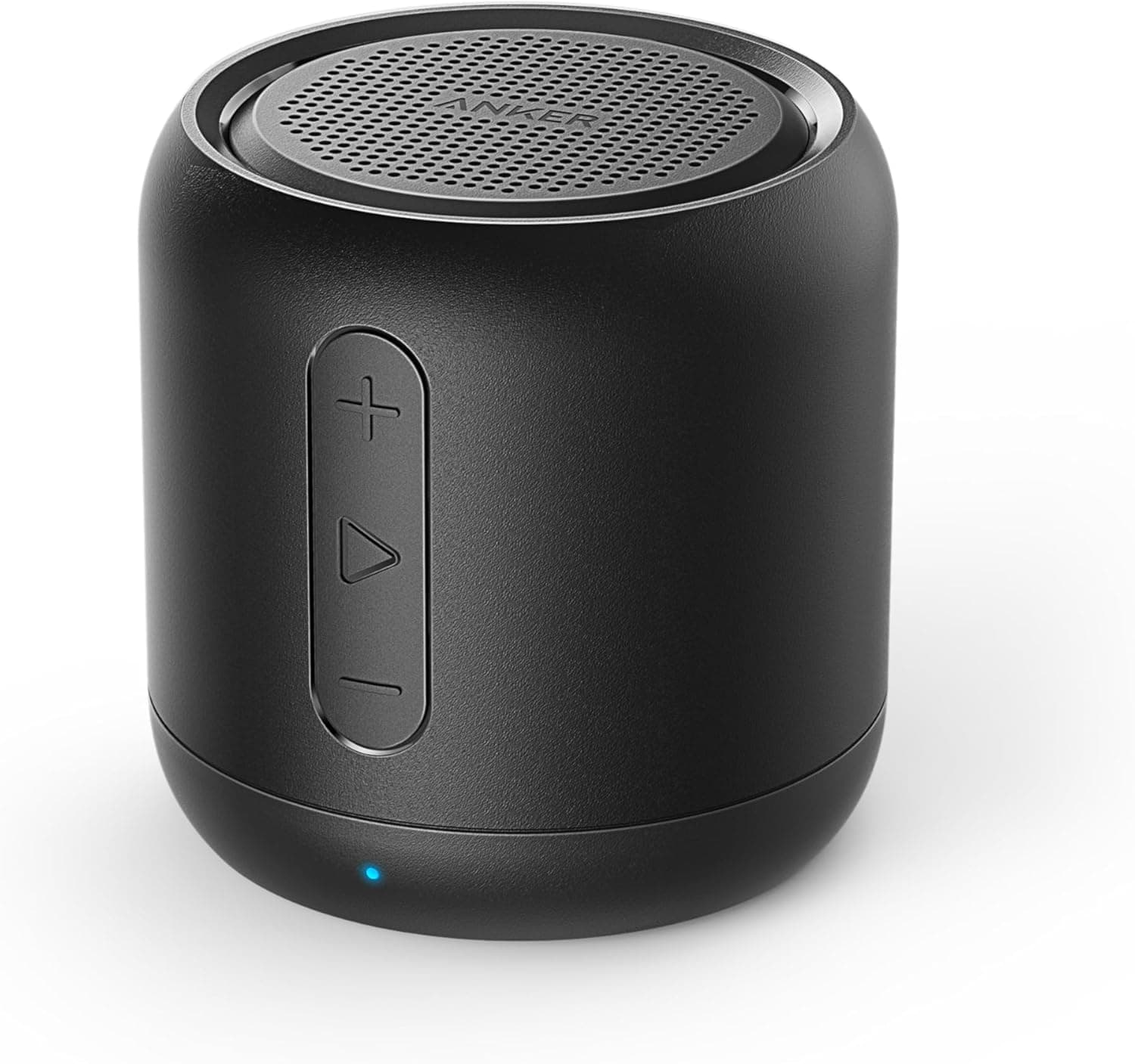 Soundcore Anker Mini, Super-Portable Bluetooth Speaker with FM Radio, 15-Hour Playtime, 66 ft Bluetooth Range, Enhanced Bass, Noise-Cancelling Microphone for Leisure and Work Use black - Image 2