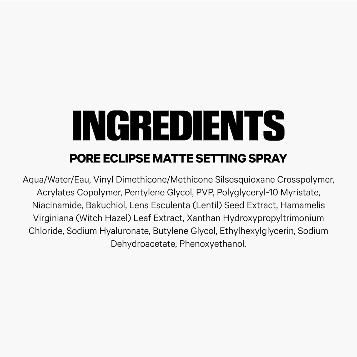 Milk Makeup Pore Eclipse Matte Setting Spray – Blurs Pores, Controls Shine + Sets Makeup for Up to 16 Hours – Long-Lasting, Oil + Alcohol-Free Facial Mist for a Soft, Matte Finish 2.9 Fl Oz (Pack of 1) - Image 10