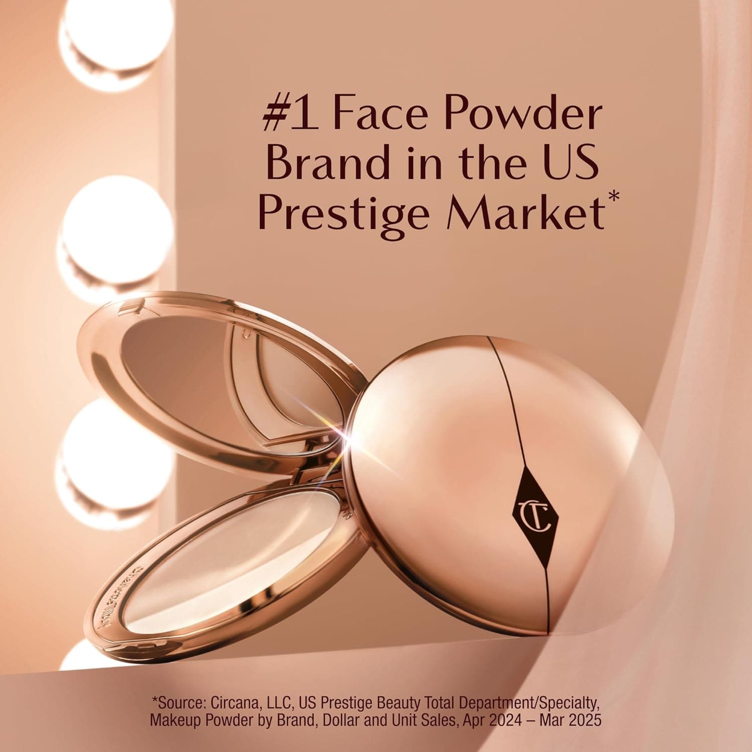 Charlotte Tilbury Airbrush Flawless Finish Setting Powder - Pore-Blurring Pressed Powder for Face Makeup to Minimize Shine with a Soft-Focus Finish 1 Fair - very fair to fair Full Size - Image 6