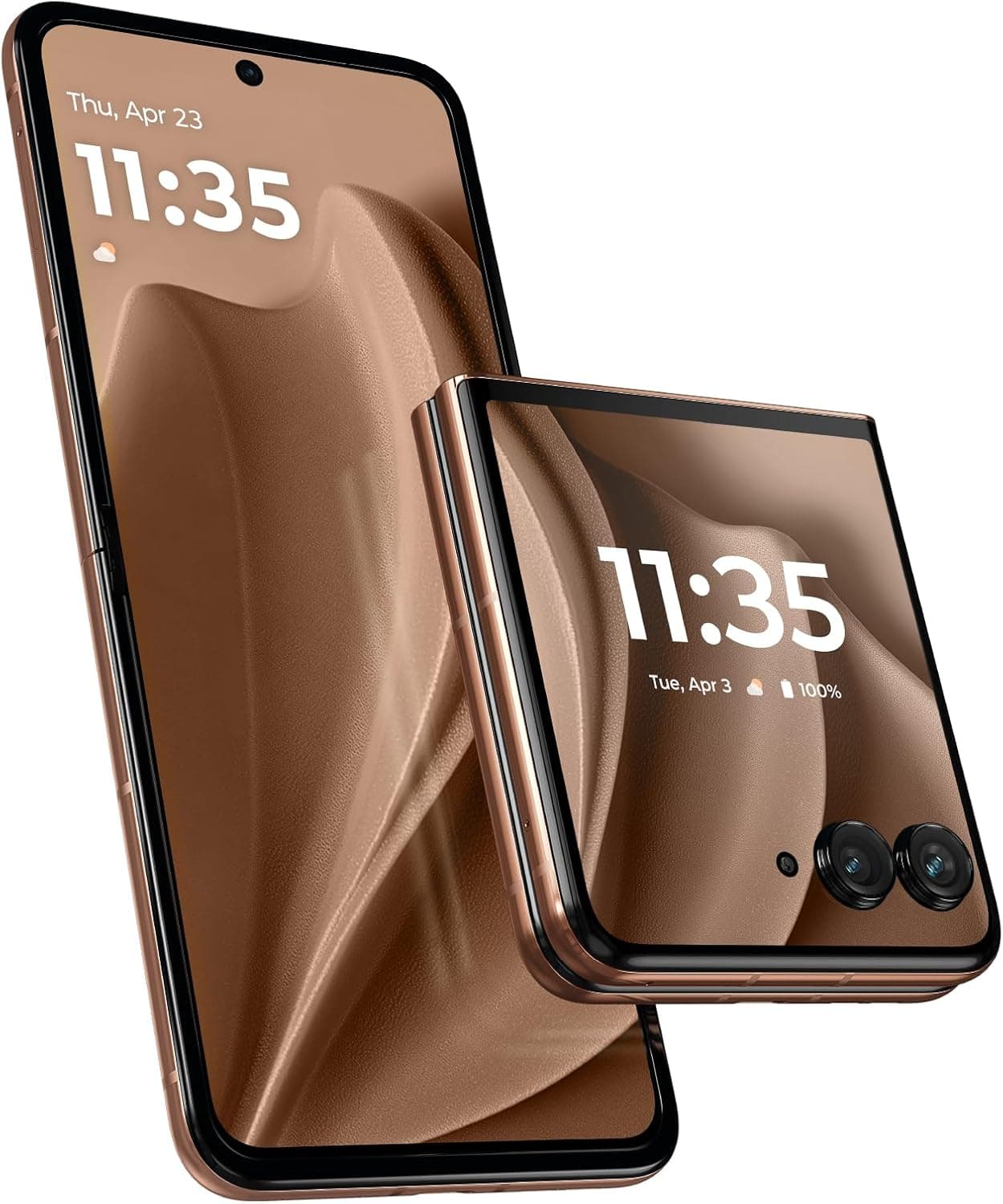 Motorola Razr+ 2025 | Unlocked | Made for US 12/256GB | 50MP Camera | Pantone Mocha Mousse - Image 2