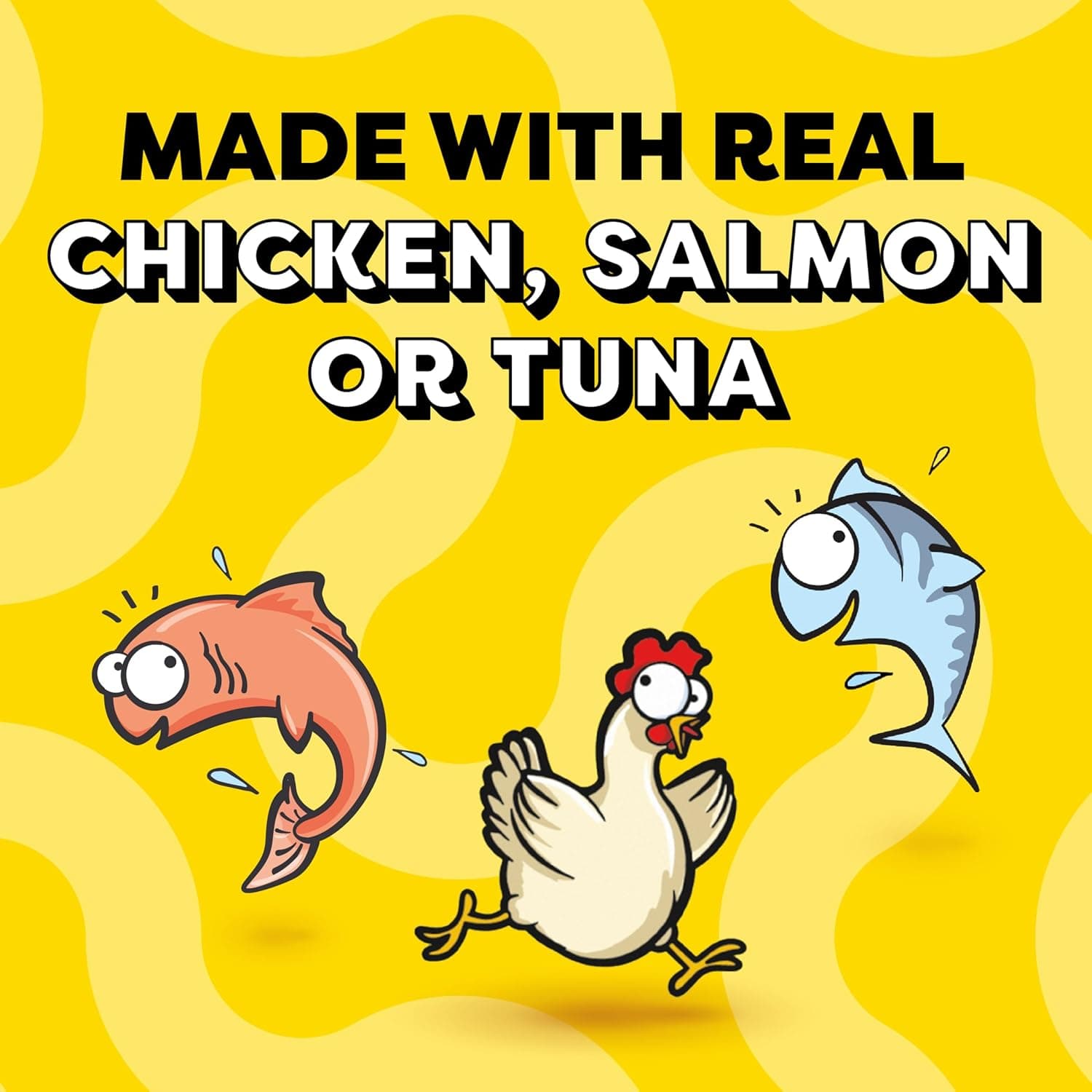 Temptations Creamy Puree Squeezable Lickable Cat Treats, Wet Cat Treats with Beef, Salmon, Chicken, and Tuna Variety Pack, 0.42 oz. Tubes, 48 Count Beef, Salmon, Chicken, & Tuna Variety Pack 48 Count (Pack of 1) - Image 4