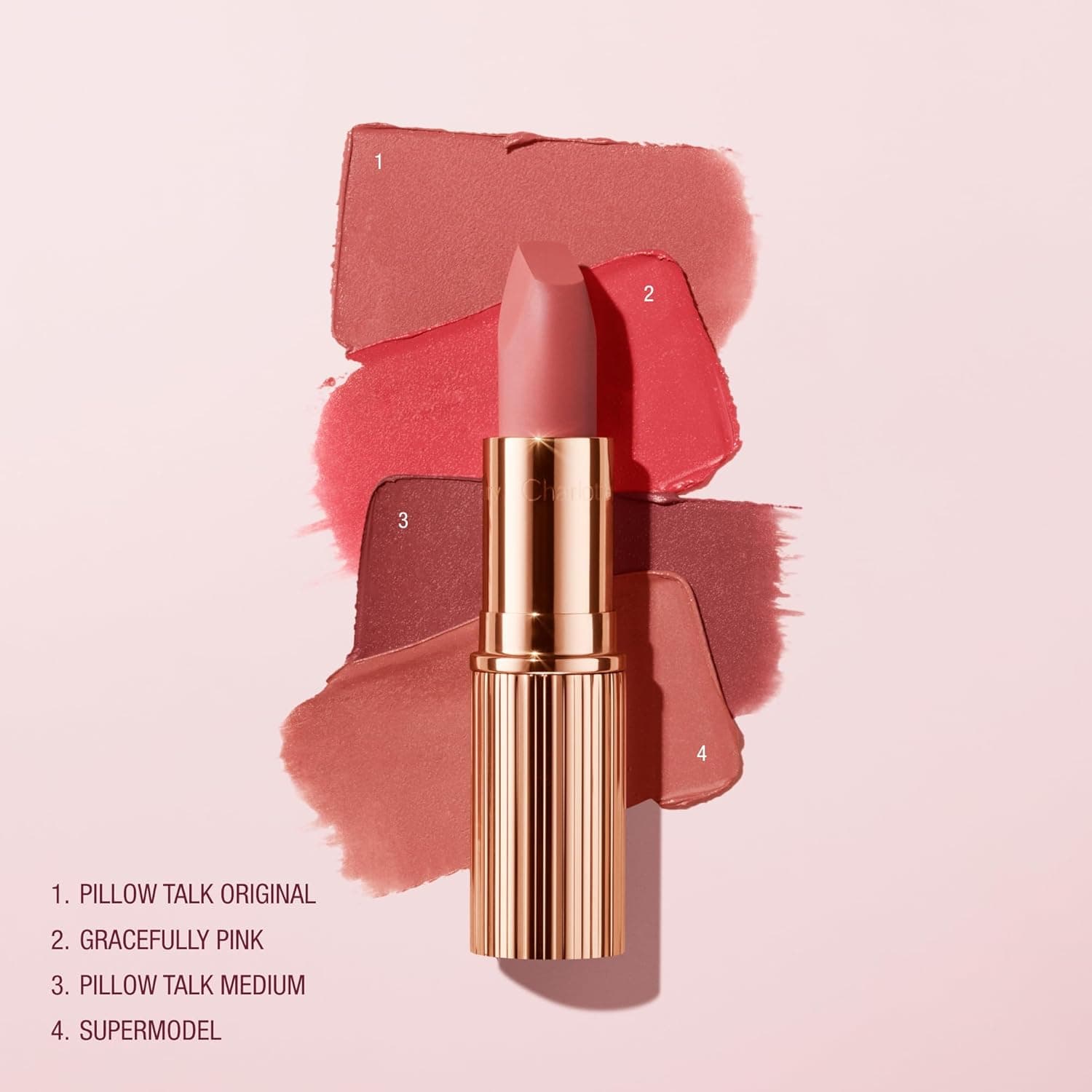 Charlotte Tilbury Matte Revolution Lipstick - Long Lasting, Matte Lipstick with Buildable Color & Lip-Loving Ingredients - Creamy, Easy to Blend Formula Pillow Talk Medium - warm berry pink - Image 7