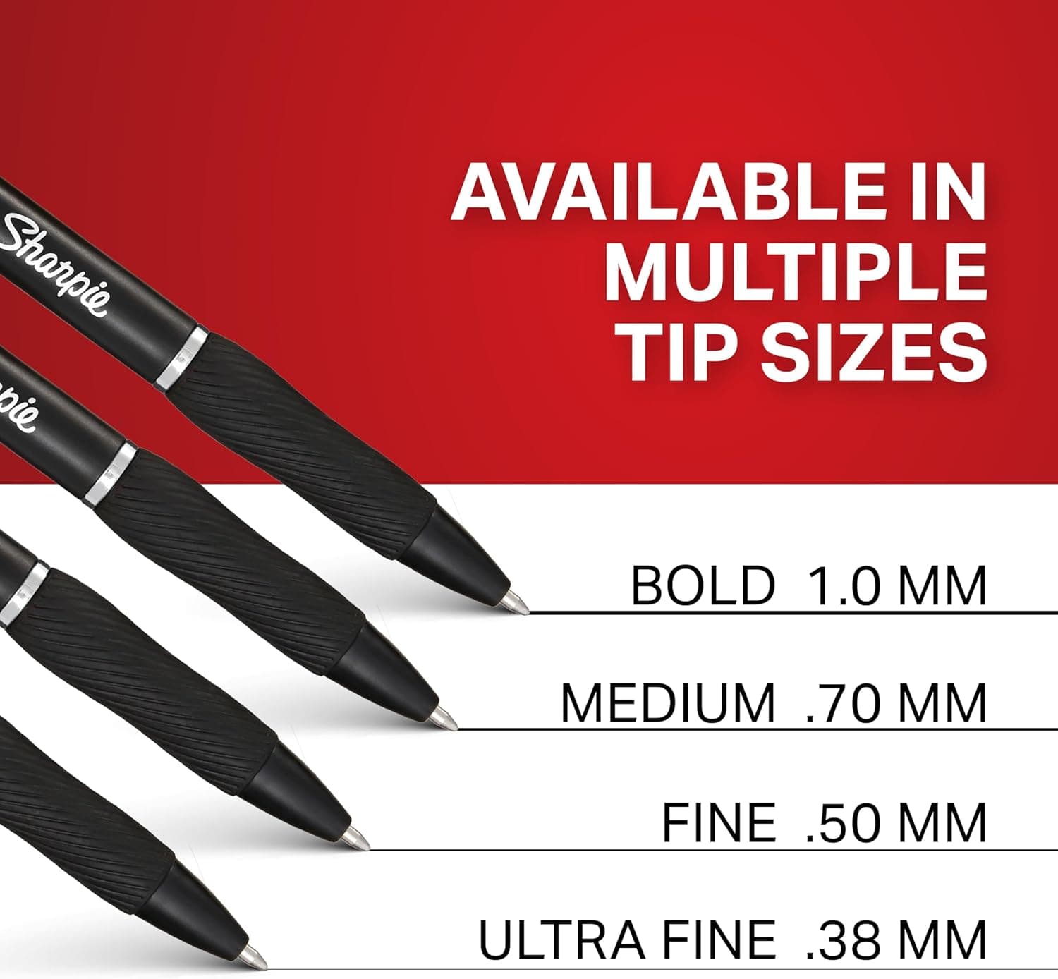 Sharpie S-Gel Pens, Medium Point (0.7mm), Black Ink, 4 Count - Ideal for Writing, Journaling, Drawing, Coloring, Note-Taking, College Supplies - Image 7