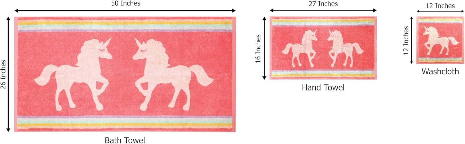 set of 12 unicorn washcloths - Image 5