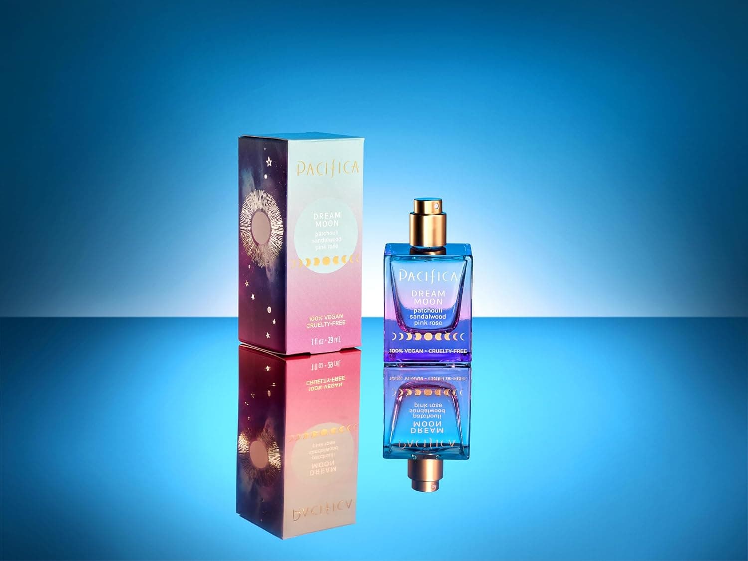 Pacifica Dream Moon Womens Spray Perfume 1 fl oz – Long-Lasting Floral Woody Fragrance for Her - Rose, Patchouli, Sandalwood – 100% Vegan, Cruelty-Free, Phthalate-Free Fragrance Dream Moon: Pink Rose, Sandalwood, Patchouli 1 Fl Oz (Pack of 1) - Image 13