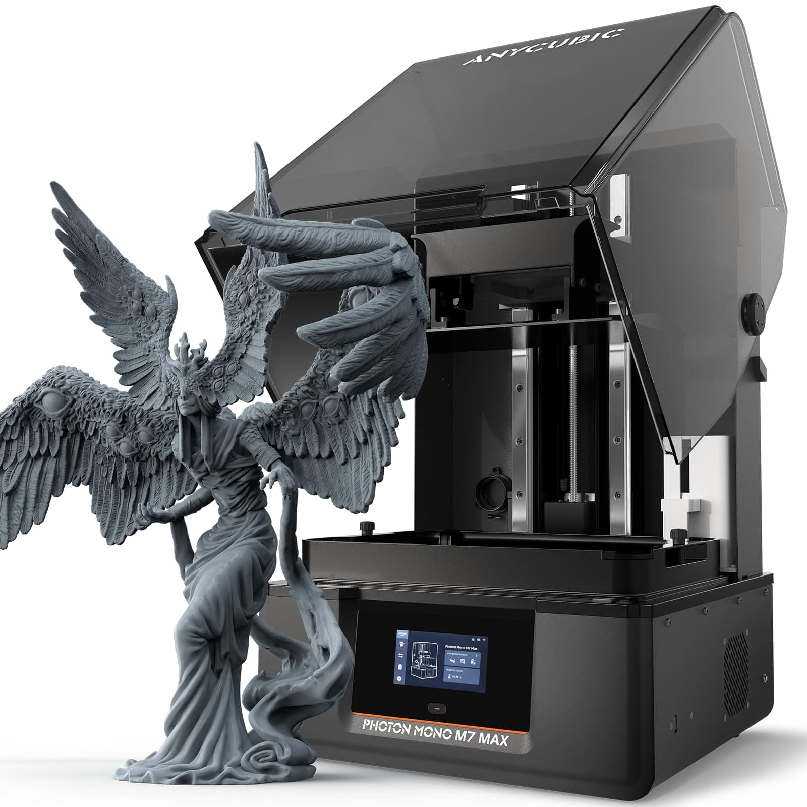ANYCUBIC Resin 3D Printer, Photon Mono M7 MAX 13.6-inch 7K Mono LCD, High Precision, Temperature Control, Efficient Productivity, Large Printing Size of 11.73 x 6.46 x 11.81 Inch L-Mono M7 MAX