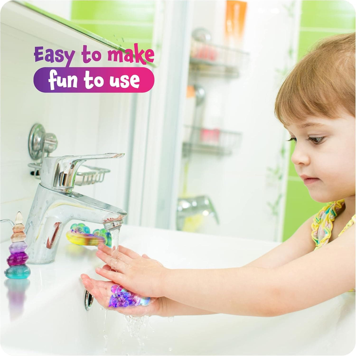 Dan&Darci Unicorn Soap Making Kit - Girls Christmas Crafts DIY Project Age 6+ Year Old Kids - Unicorn Girl Gifts - Science Activity Teenage Gift - Make Your Own Soap - Craft Toys Ages 6 7 8 9 10 11 12 - Image 8