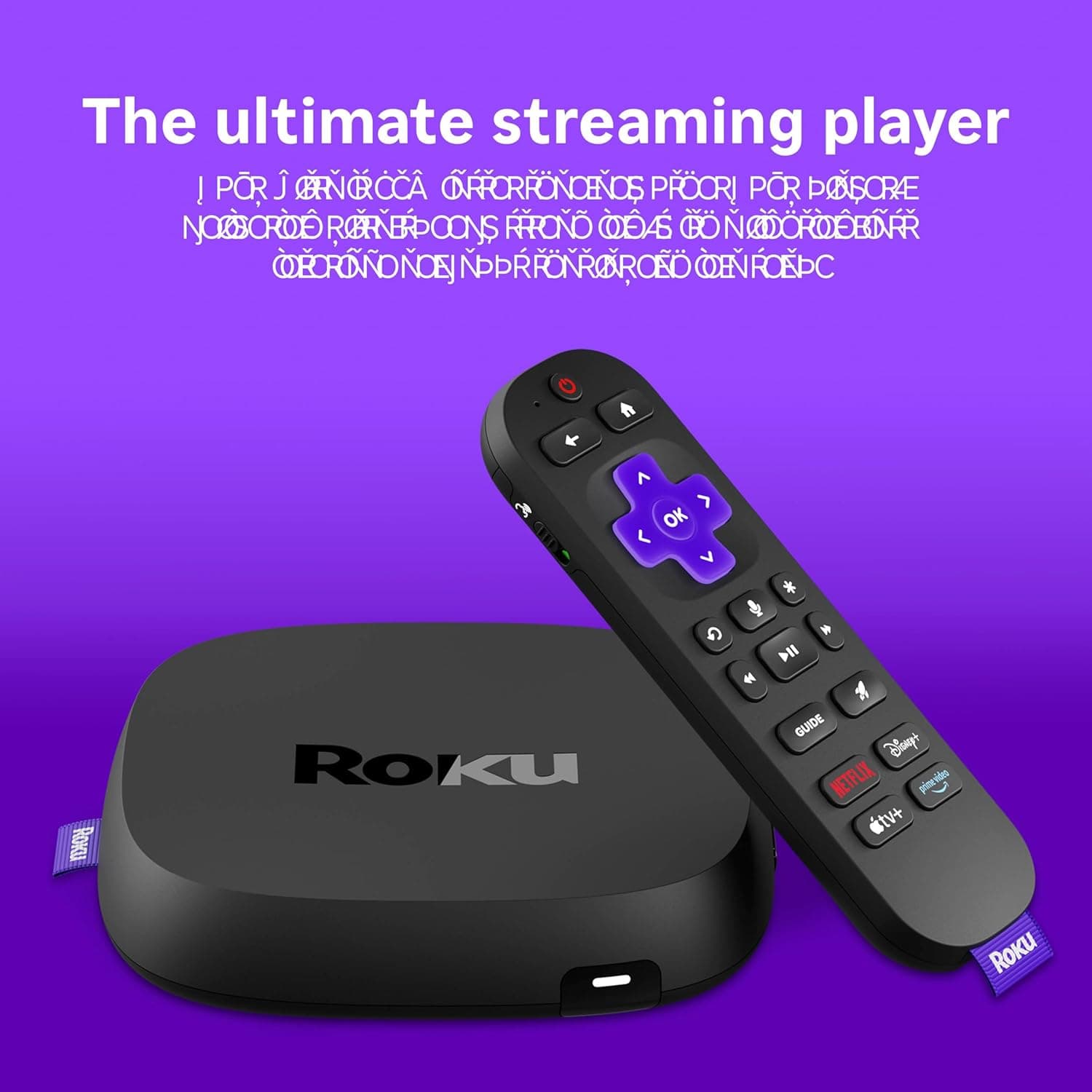 Roku Ultra - Ultimate Streaming Player - 4K Streaming Device for TV with HDR10+, Dolby Vision & Atmos - Bluetooth & Wi-Fi 6- Rechargeable Voice Remote Pro with Backlit Buttons - Free & Live TV Ultra 2024 - Image 3