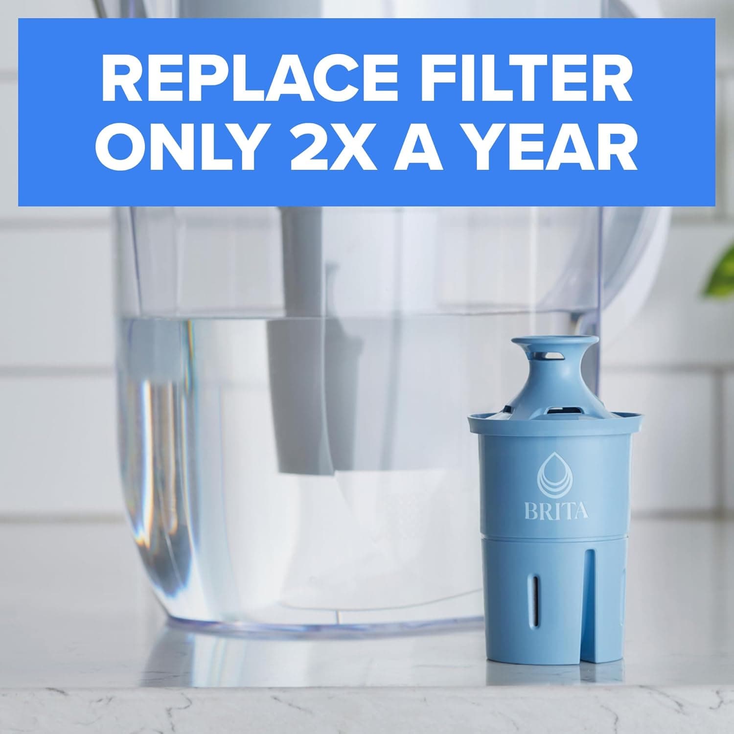 Brita Filter Replacements for Water Pitchers and Dispensers, Elite, NSF Certified to Remove 99% of Lead, 2 Count, Blue - Image 4