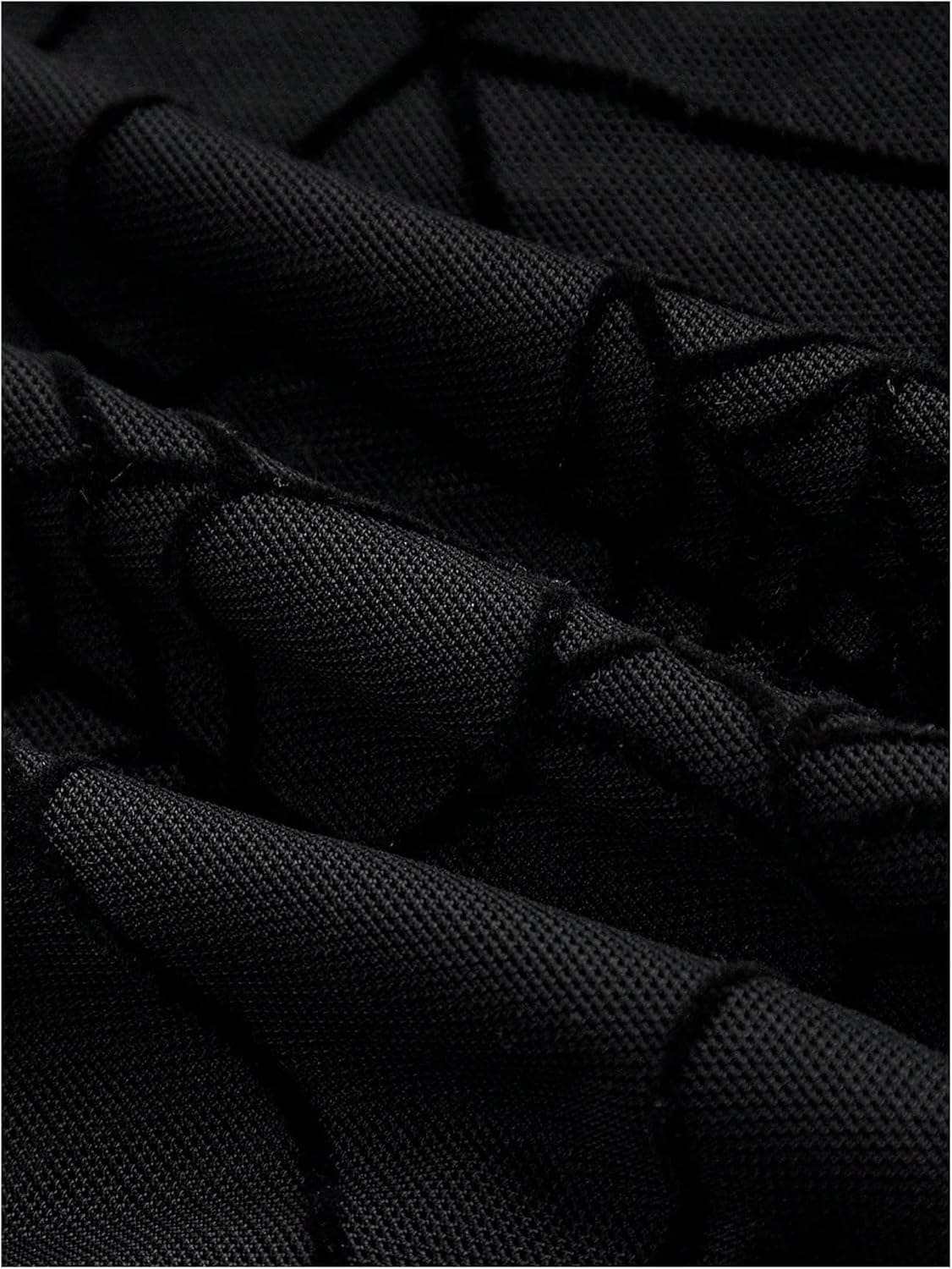 Verdusa Women's Y2k Gothic Goth Halter Top Mesh Sheer Backless Crop Tops Emo Grunge Witchy Clothes Halloween Costumes Large Black - Image 5