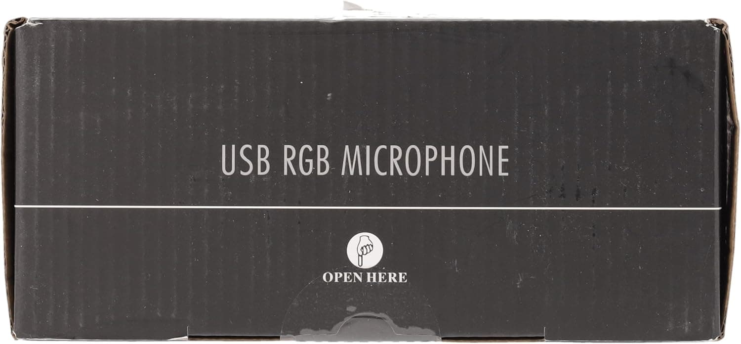Gaming Microphone for PC: USB Mic for Podcasts Videos & Streaming - Condenser Mic with Quick Mute & Pop Filter - RGB Microphone Gift for Gamer boys - Compatible with PS4/5 & Computer & Laptop With Stand - Image 14
