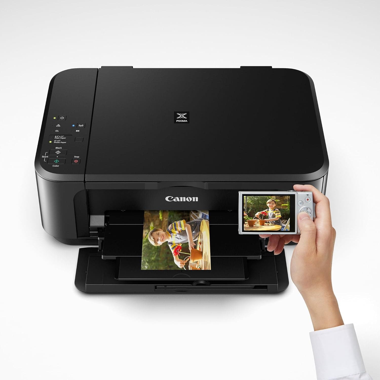 Canon Pixma MG3620 Wireless All-in-One Color Inkjet Printer with Mobile and Tablet Printing, Black - Image 5