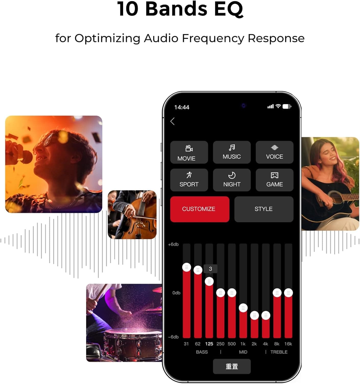 ULTIMEA 7.1ch Sound Bar with Dolby Atmos, Surround Sound System for TV with 4 Surround Speakers, Sound Bar for Smart TV with App Control, Soundbar with Subwoofer for Home Theater, HDMI eARC, Aura A60 U2621 - Image 9