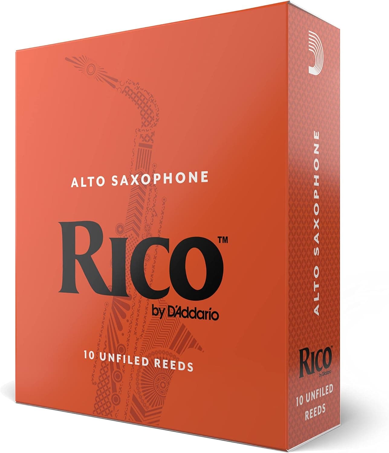 D’Addario Woodwinds, Rico Saxophone Reeds, Alto Sax, RJA1025, Strength 2.5, 10-Pack Strength 2.5 10-Pack - Image 2