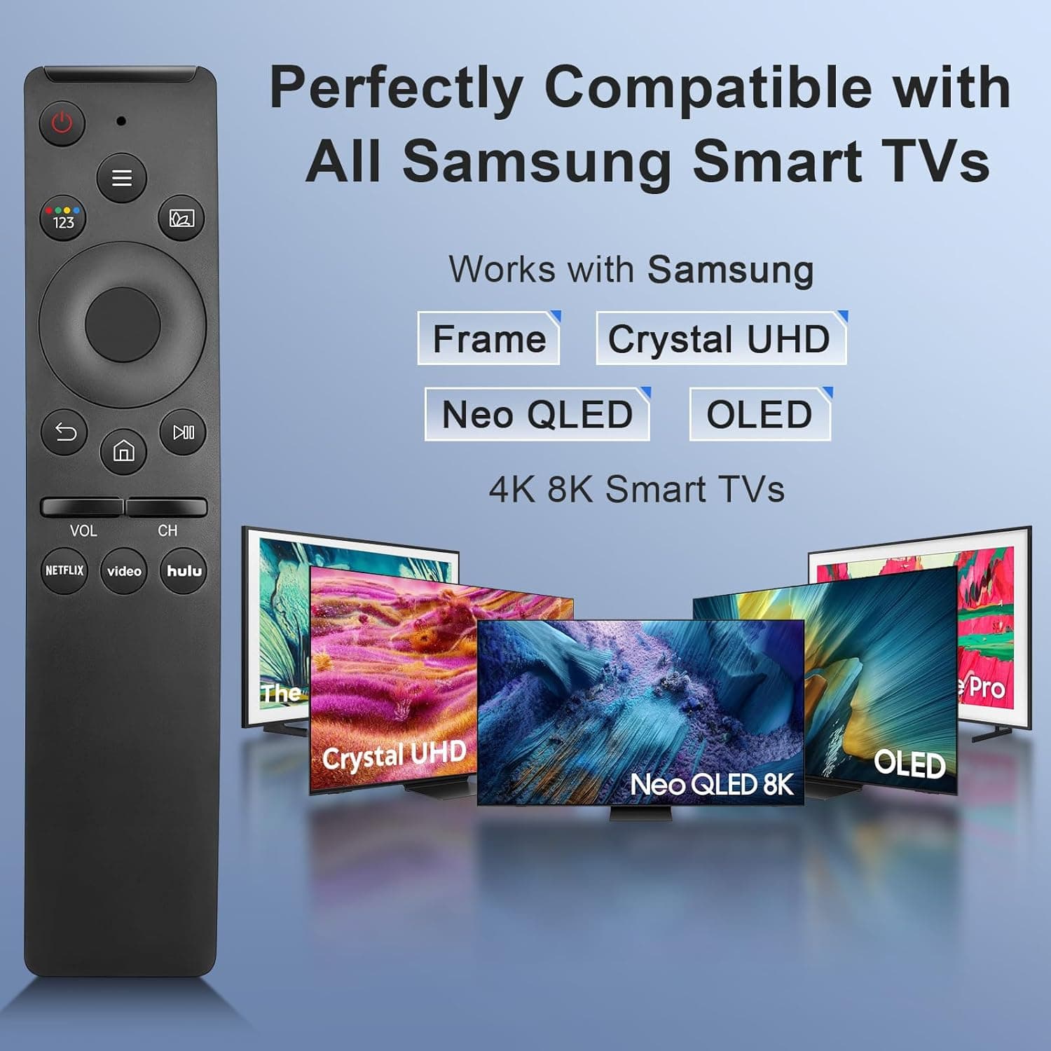 【Pack of 2】 for Samsung Smart TV Remote Control Replacement,Universal for All Samsung TVs for Samsung TVs - Image 3