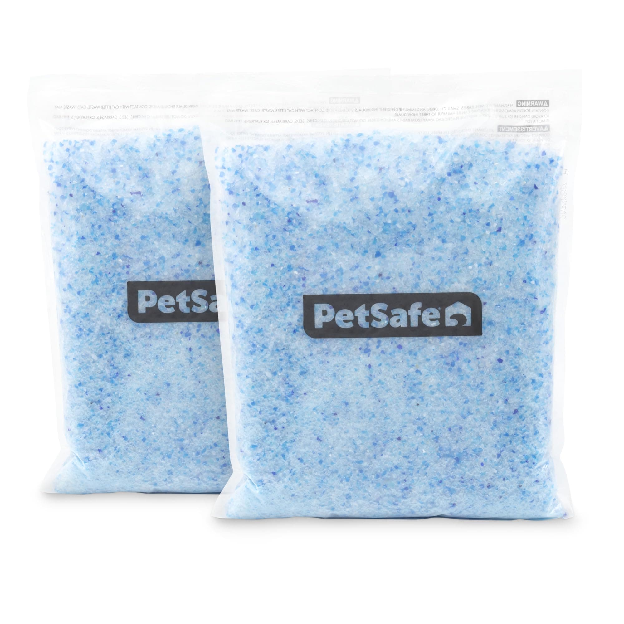 PetSafe ScoopFree Premium Crystal Cat Litter - Outperforms Clay Litter - Refill Packs - Reusable Tray Compatible - Fresh Scent - 4.3 lb Bags - 2 Pack Fresh Crystal