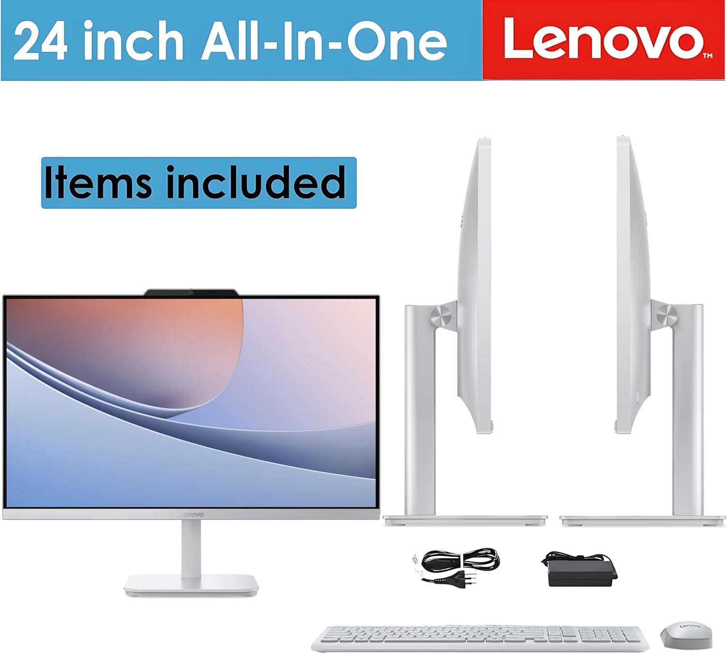 Lenovo 24" FHD All-in-One Desktop Computer, Intel 4-Core Processor (Beats i3-1110G4), 16GB RAM, 512GB PCIe SSD, HDMI, WiFi 6, RJ45, Bluetooth, Business AIO, Vent-Hear, Keyboard & Mouse, Windows 11 Pro 16GB RAM | 512GB SSD - Image 6