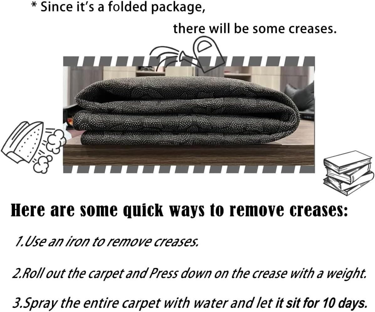 Erosebridal Blue Lightning Dragon Area Rug 3x5 Magical Animal Rug for Teens Fantasy Mysterious Wildlife Carpet Cartoon Starry Sky Nebula Washable Decorative Rug for Bedside Multi 04 3'3" x 4'11" (Rectangular) - Image 6