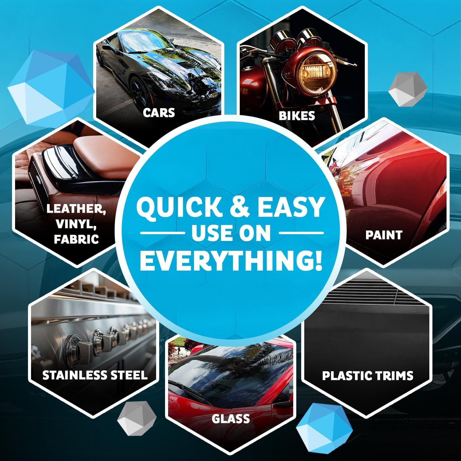 MAXLONE™ Spray de voiture 20oz avec Triphene®, Spray rapide et essuyage nettoyant tout usage sans eau, Mieux que n'importe quel kit de detailing automobile - Image 4