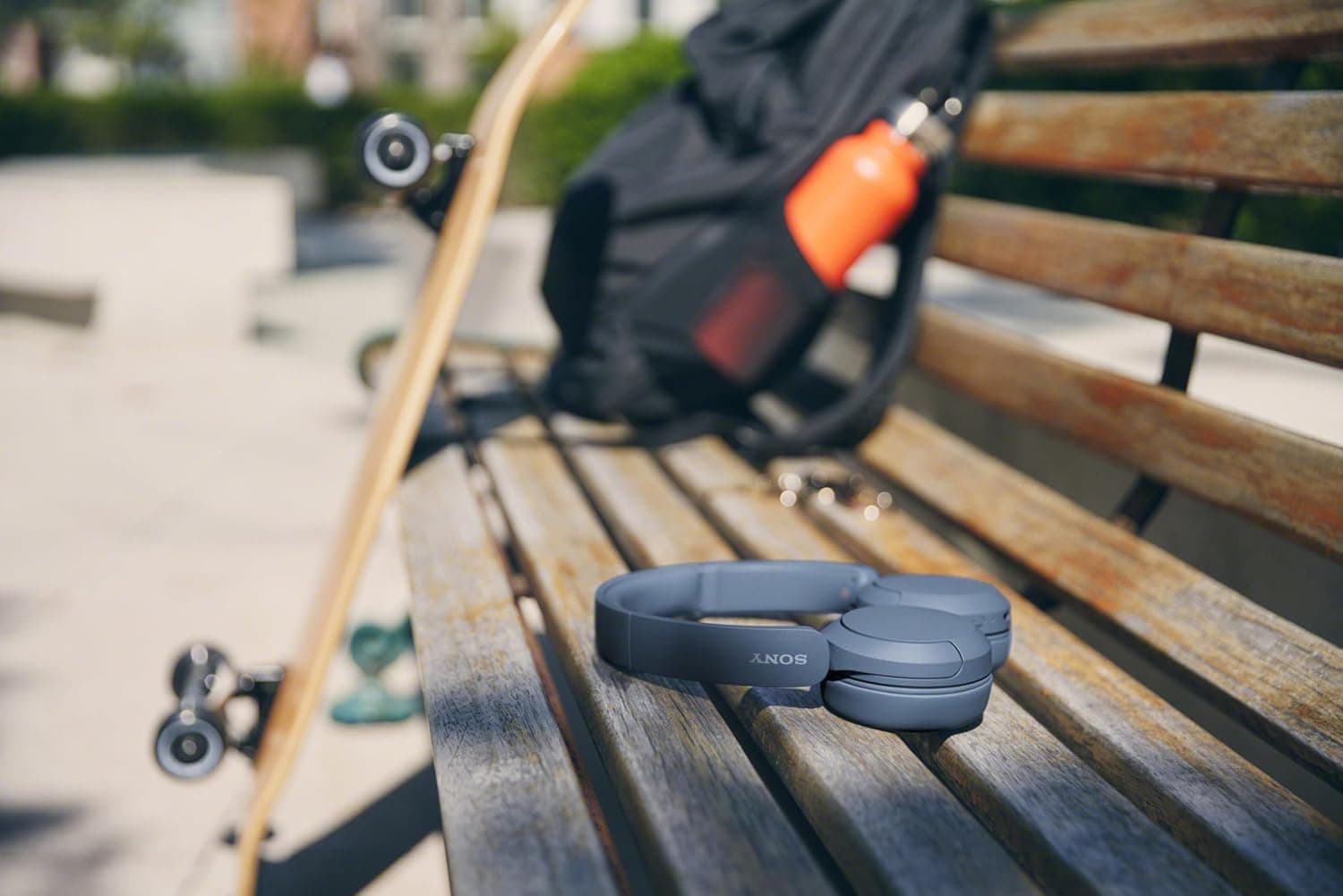 Sony WH-CH520 Wireless Headphones Bluetooth On-Ear Headset with Microphone and up to 50 Hours Battery Life with Quick Charging, Blue - Image 8