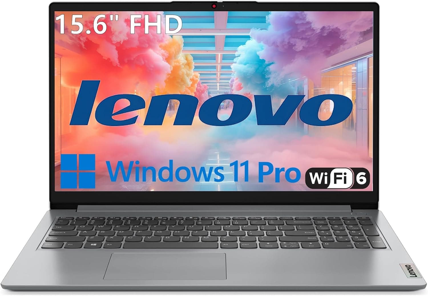 Lenovo Laptop Computers for Home Business Student Study, 15.6" FHD, Intel Processor, 16GB DDR4 RAM, 1TB PCIe SSD, WiFi 6, Bluetooth 5.2, Type-C, Webcam, Numeric Keypad, Cloud Grey, Windows 11 Pro - Image 2