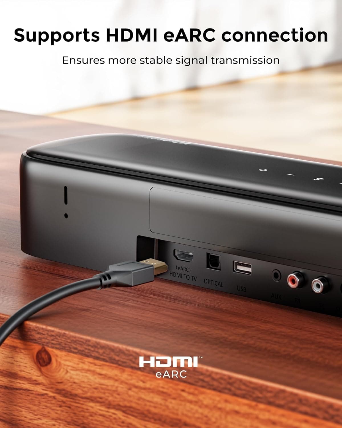 ULTIMEA 7.1ch Sound Bar with Dolby Atmos, Surround Sound System for TV with 4 Surround Speakers, Sound Bar for Smart TV with App Control, Soundbar with Subwoofer for Home Theater, HDMI eARC, Aura A60 U2621 - Image 6